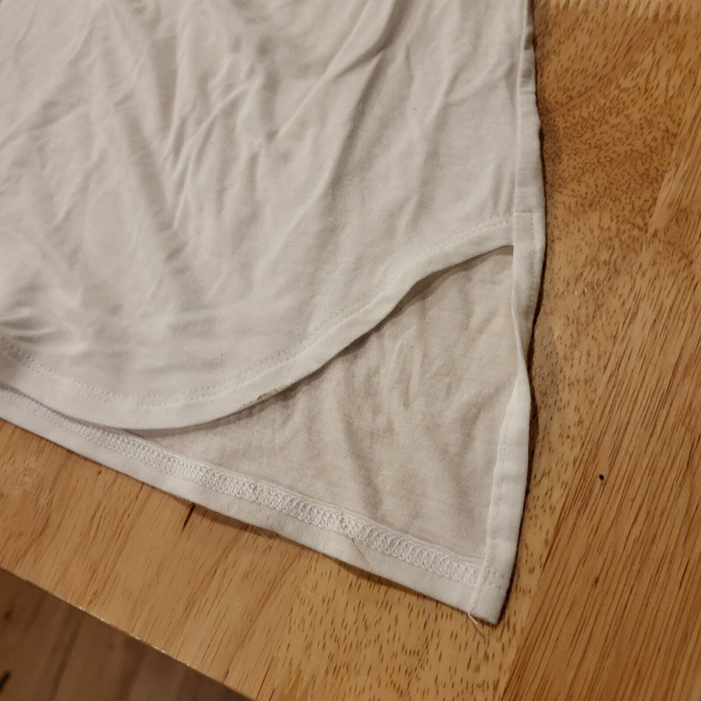 NWT BCBGMAXAZRIA XXS Lyra White Sleeveless Cowl Neck Knit T-Shirt