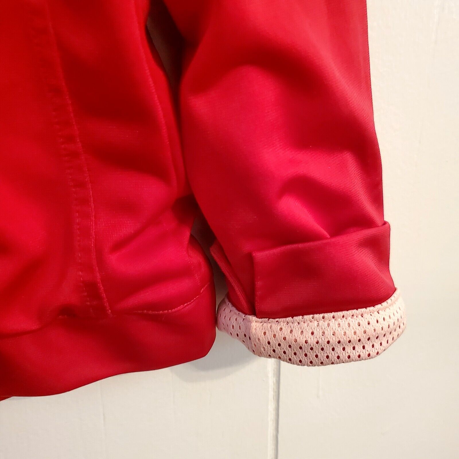 Nike Pink & Red Reversible Zip Front #82 Track & Field Jacket Running 