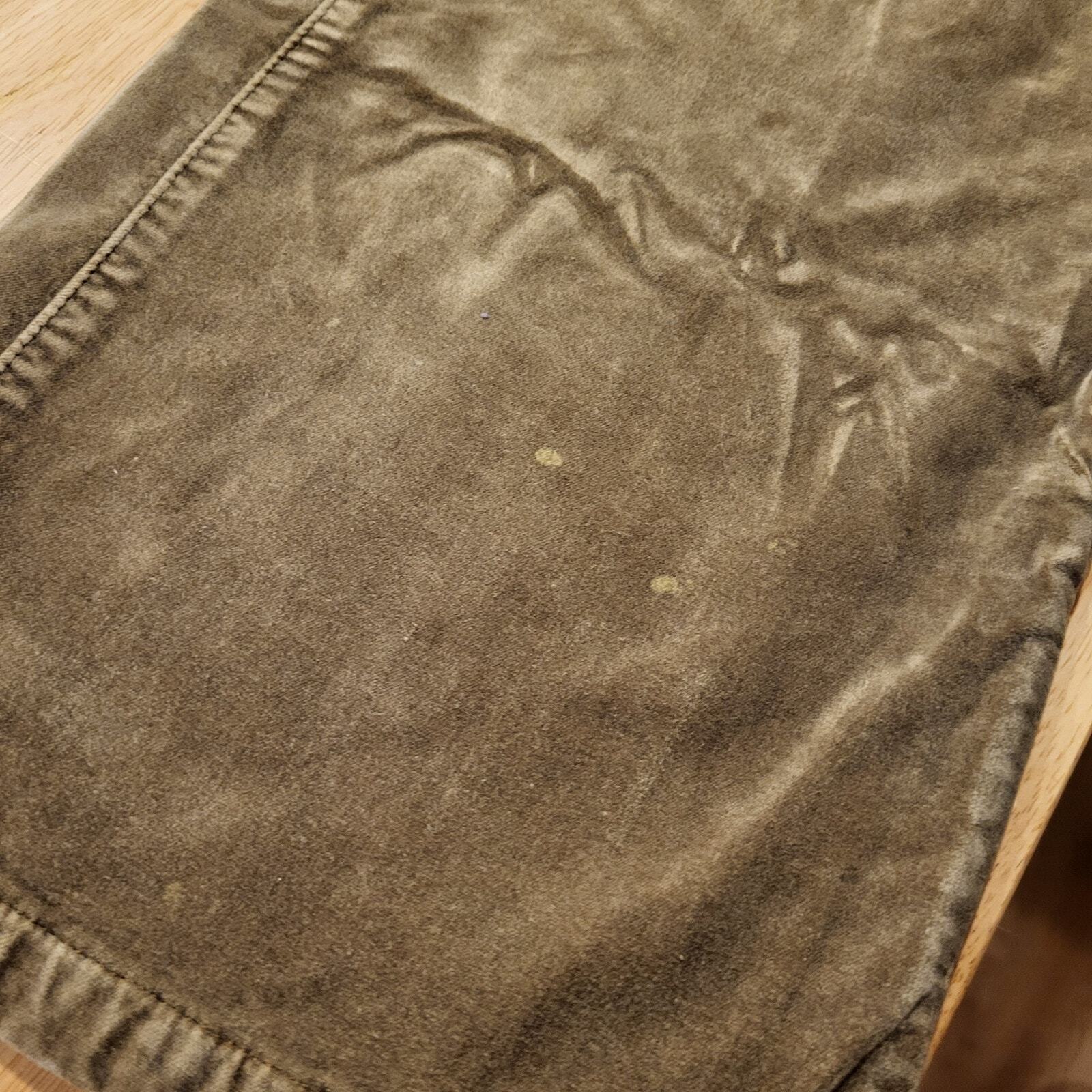Vanezia Camel Soft Cotton Blend Velvet Straight Leg Pants SZ. 16 29" Inseam