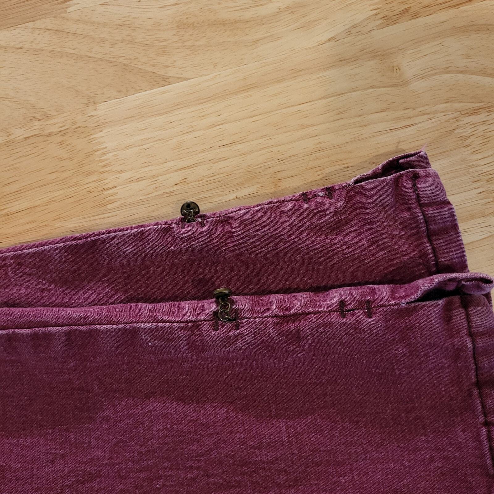 Diane Gilman DG2 Dark Pink Denim Jeans Skinny   32" Waist 25" Inseam