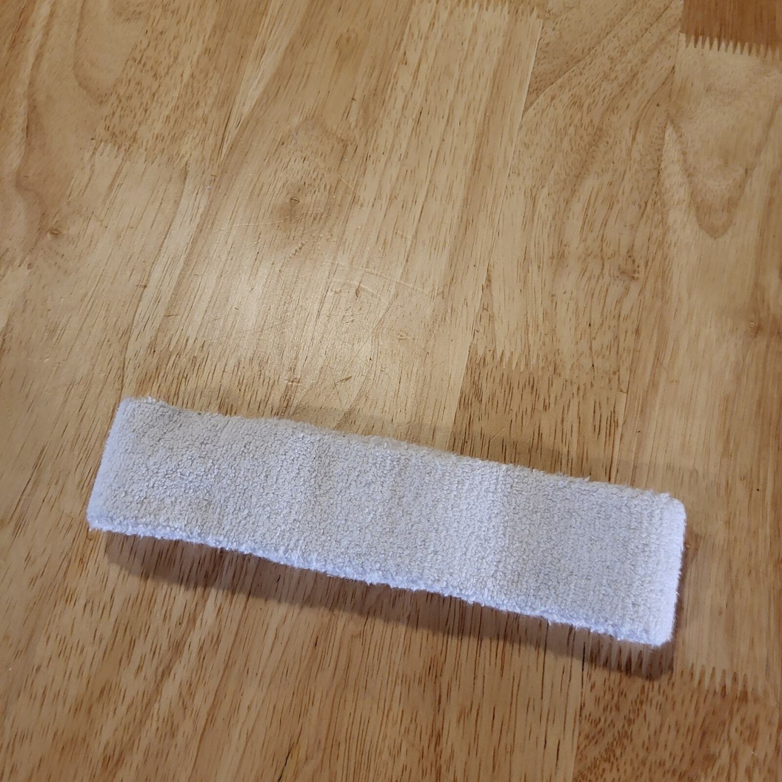 Vintage NBA Sweatband Headband White Terry