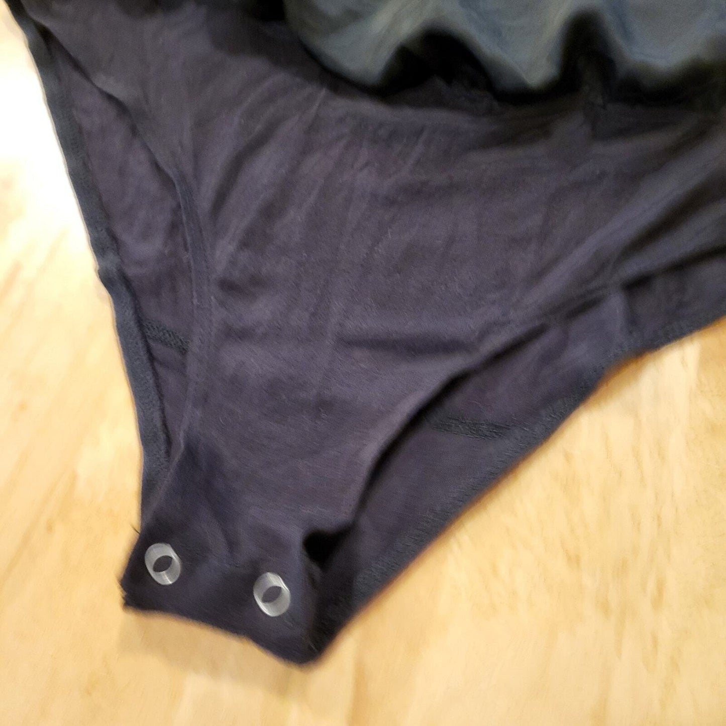 Abercrombie & Fitch Spaghetti Strap Black billowy body suit Medium keyhole 