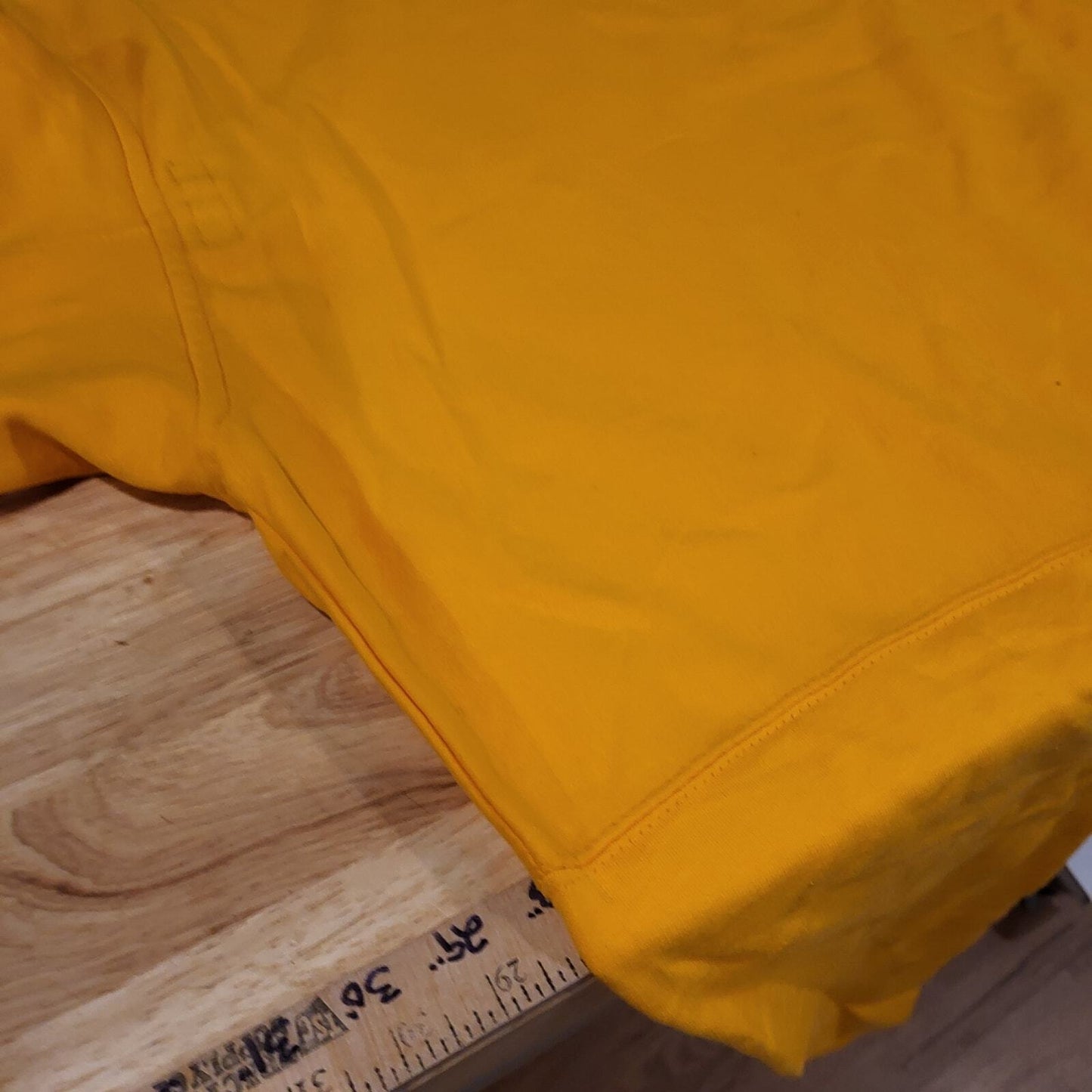 Yellow Surrender to the Flow Flower Man Hoodie Large  24" Pit2pit