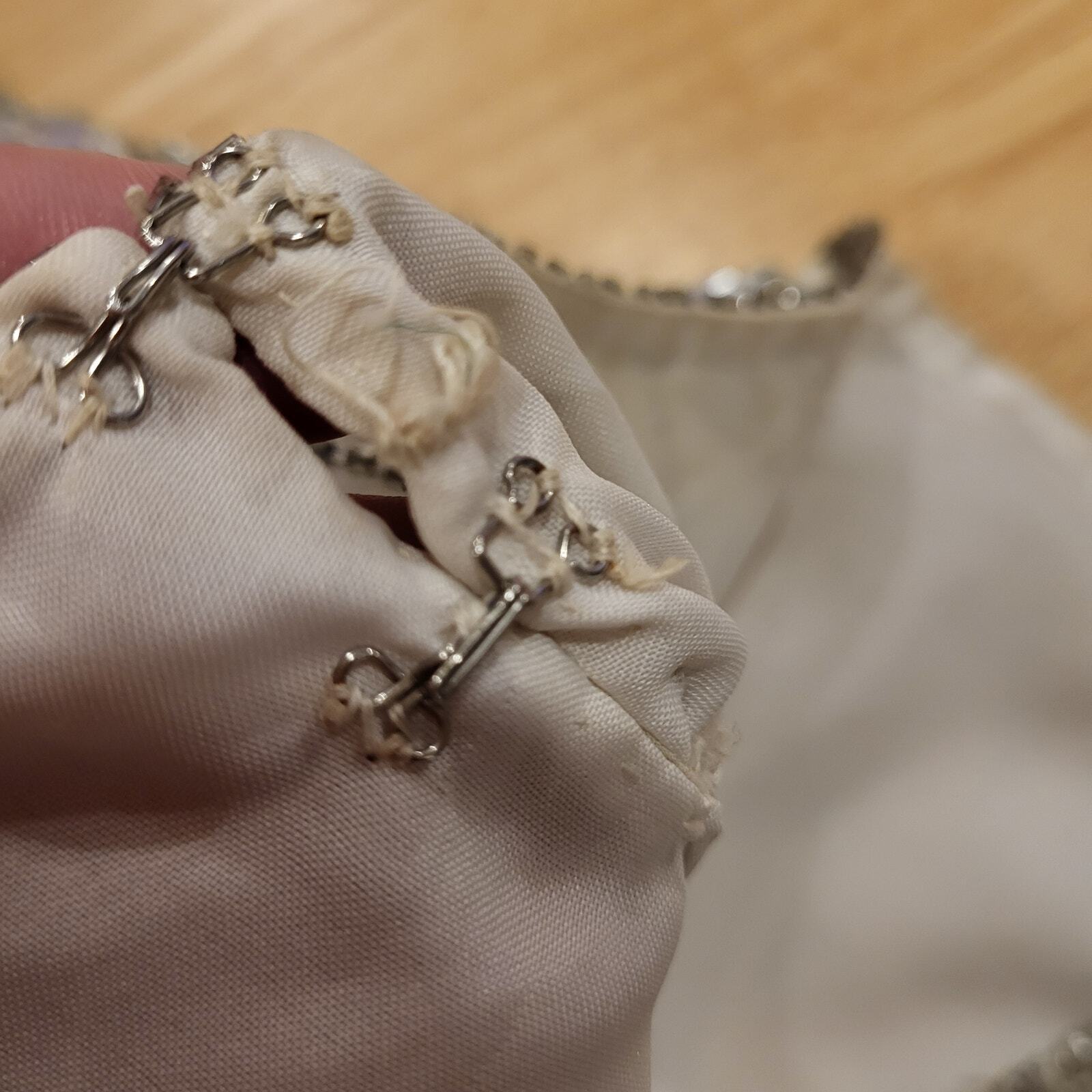 Vintage silk sequin fishtail Short Sleeve Scalloped sleeve Blouse 80's