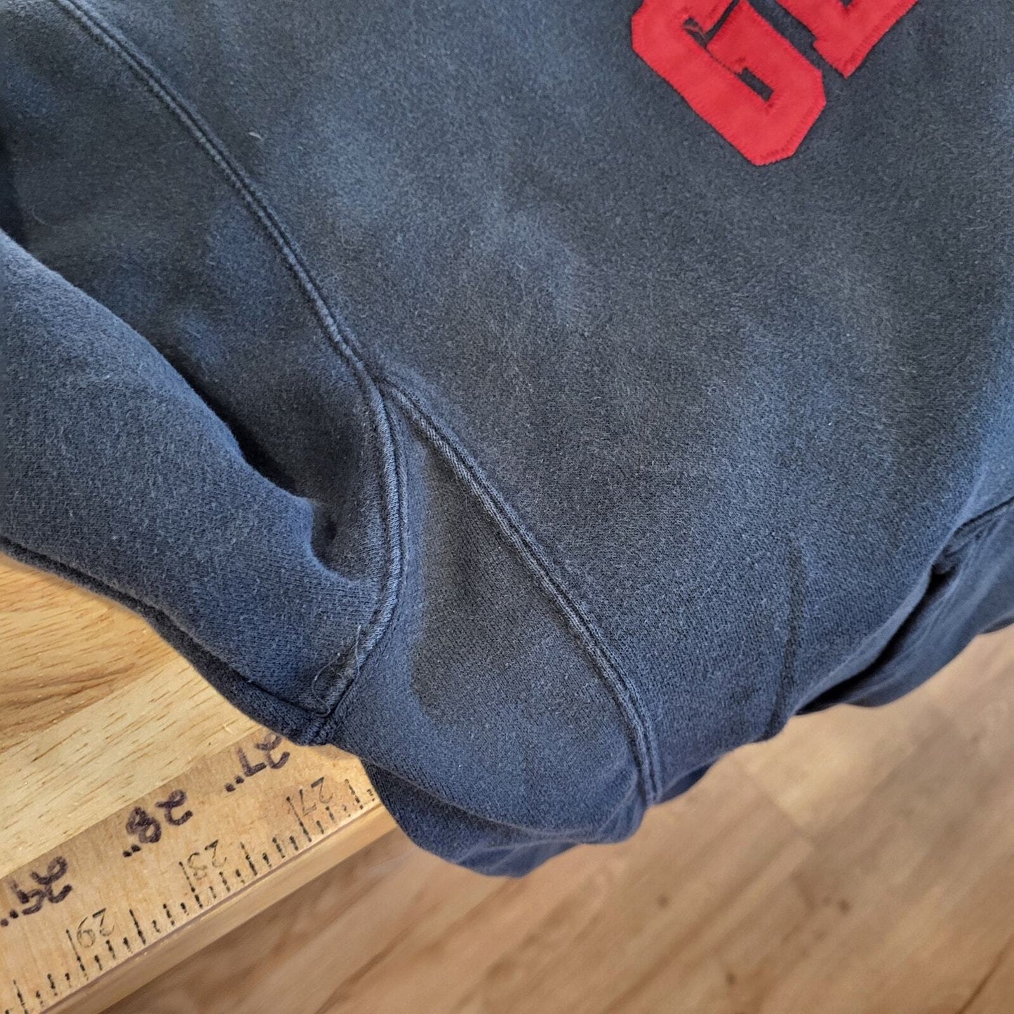 Georgia Bulldogs Pro Player Hoodie 2XL Black  Red Long Sleeve Terry Front Pouch 