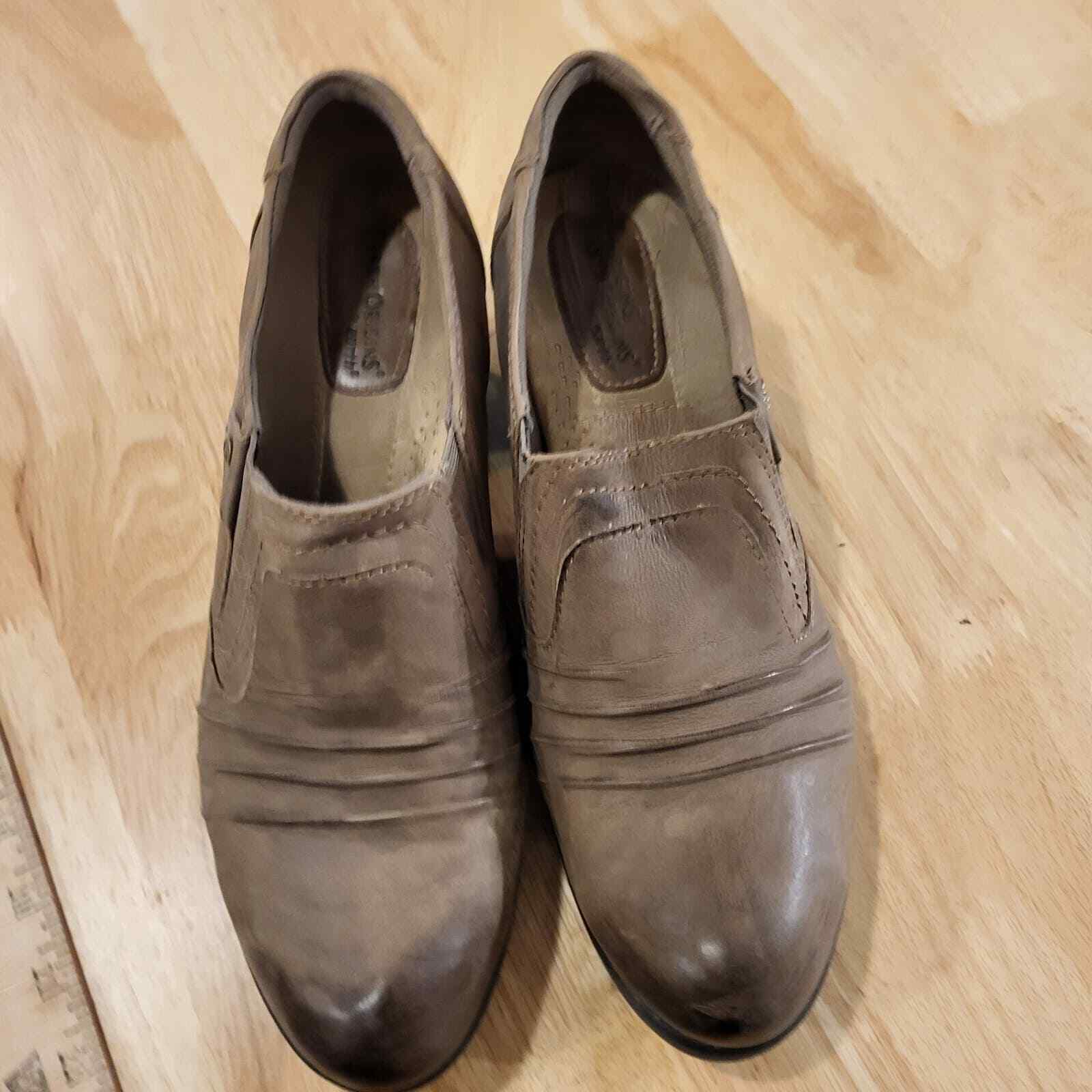 Earth Origins Kacie Booties 11m Brown Leather 