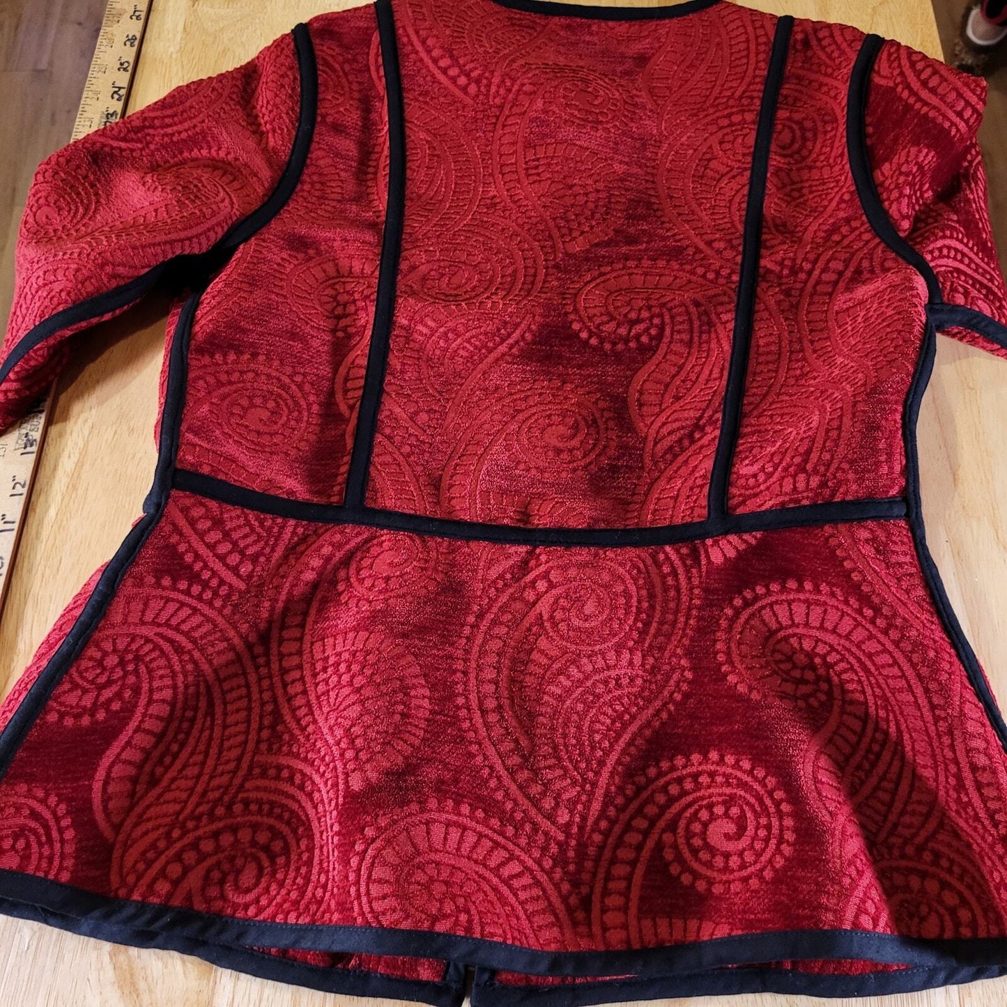 Trimdin Firenze Collection Scarlet Made In USA Medium Reversable 