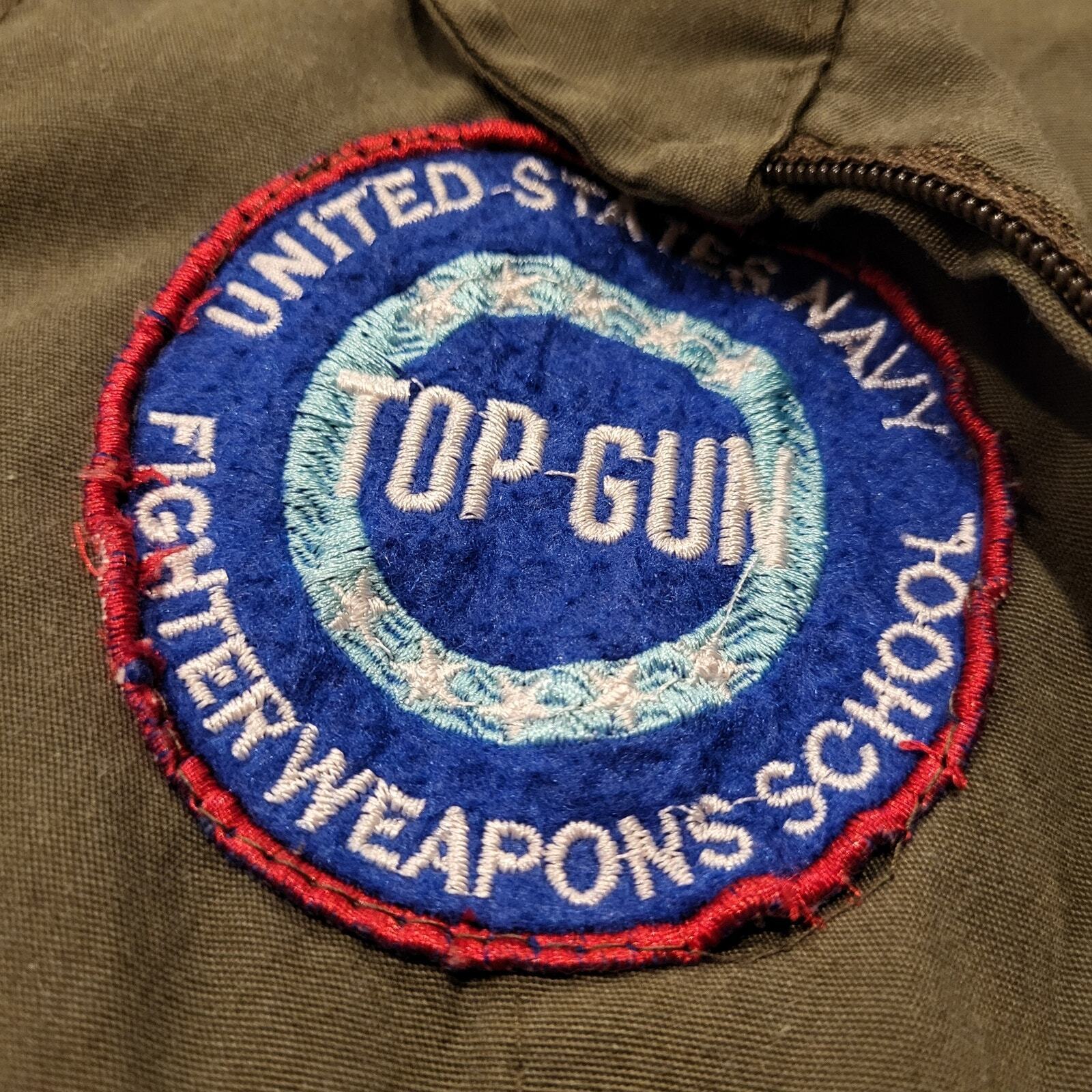 Top Gun Fighter Pilot Suit Patches Green Small 15" Waist 17" Shoulder
