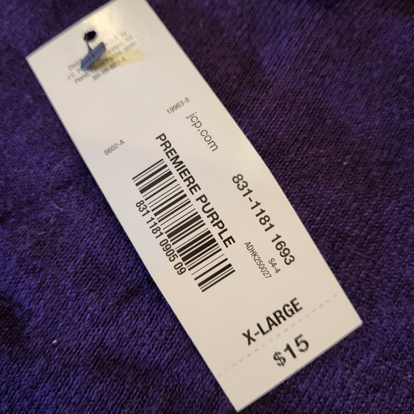 NWT Purple Knit Long SLEEVE Worthington  Sweater 20" P2P