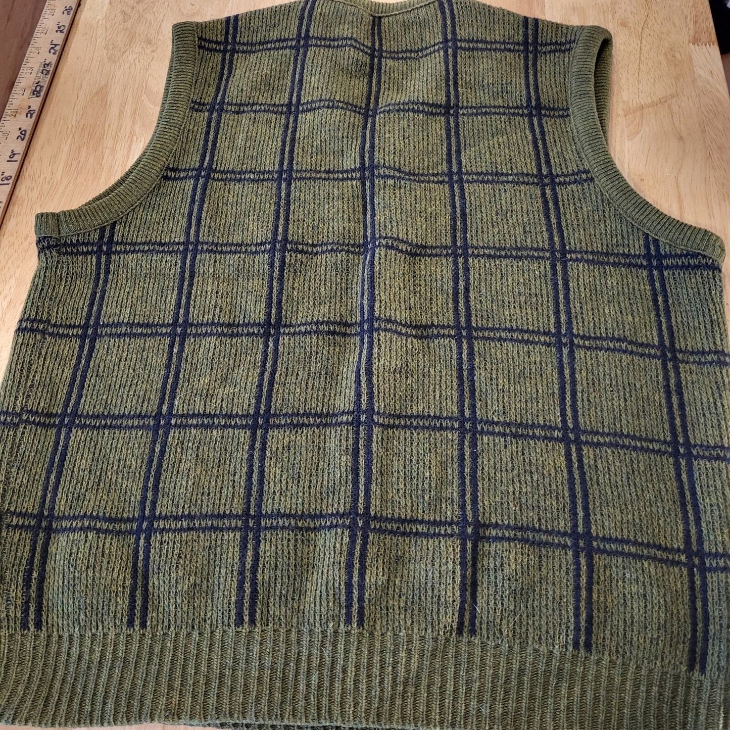 Jantzen Heather Moor 100% Pure Virgin Wool Vintage Machine Washable Vest Medium
