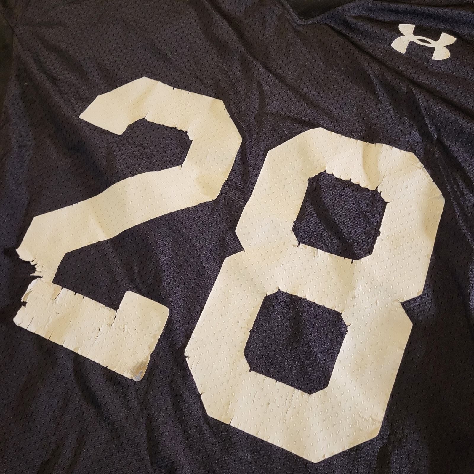 South Carolina Gamecocks Practice Jersey #28 Heavily Worn Black Extra Large 