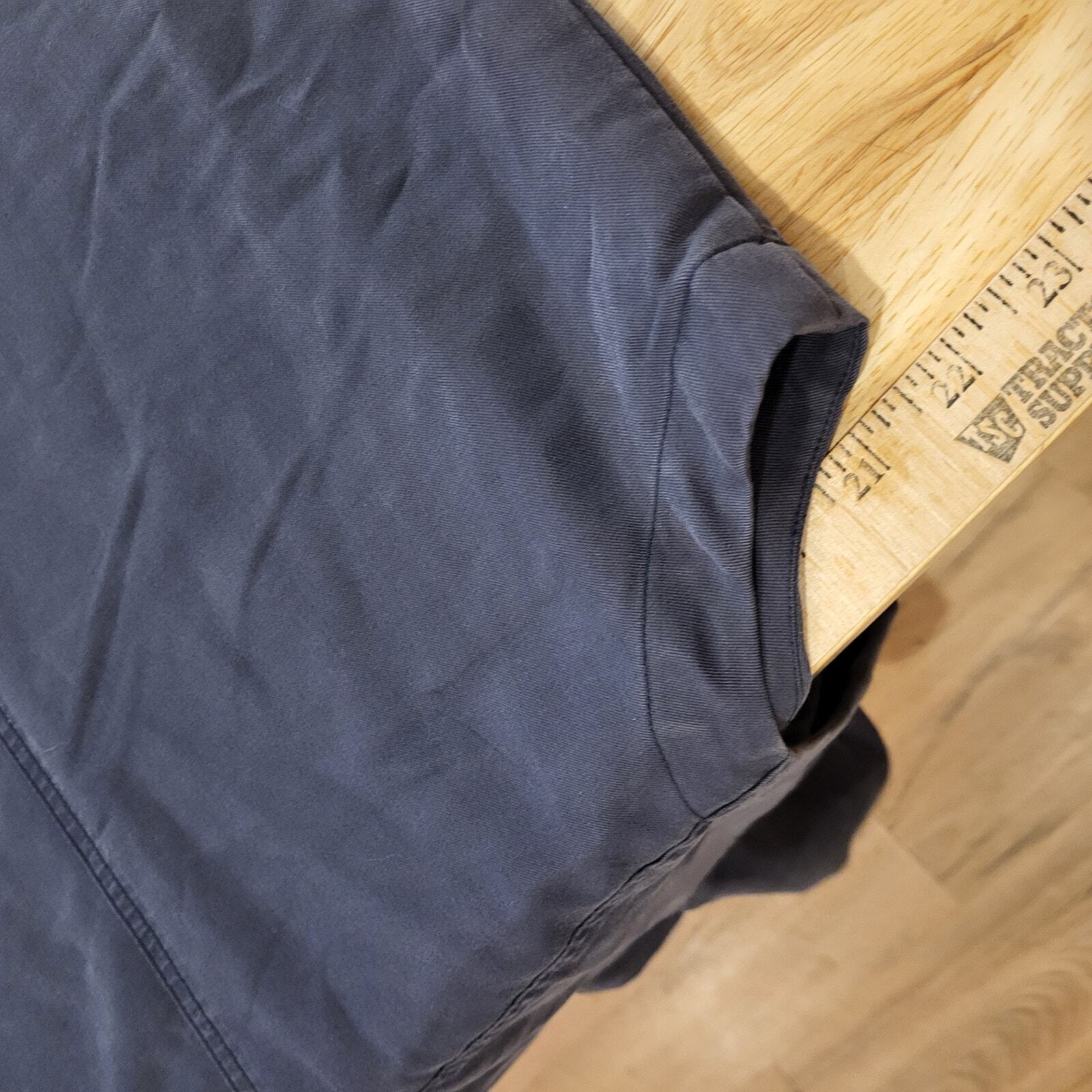 Navy blue lightweight summer sleeveless hooded maxi dress Lyocell large