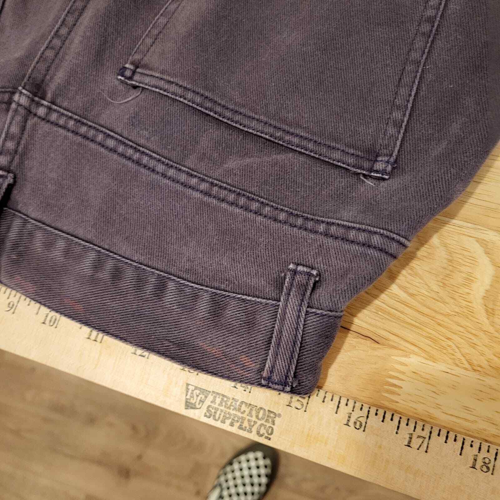 Bill Blass Vintage Easy Fit Purple Jeans 10 Short 28" Inseam 100% Cotton