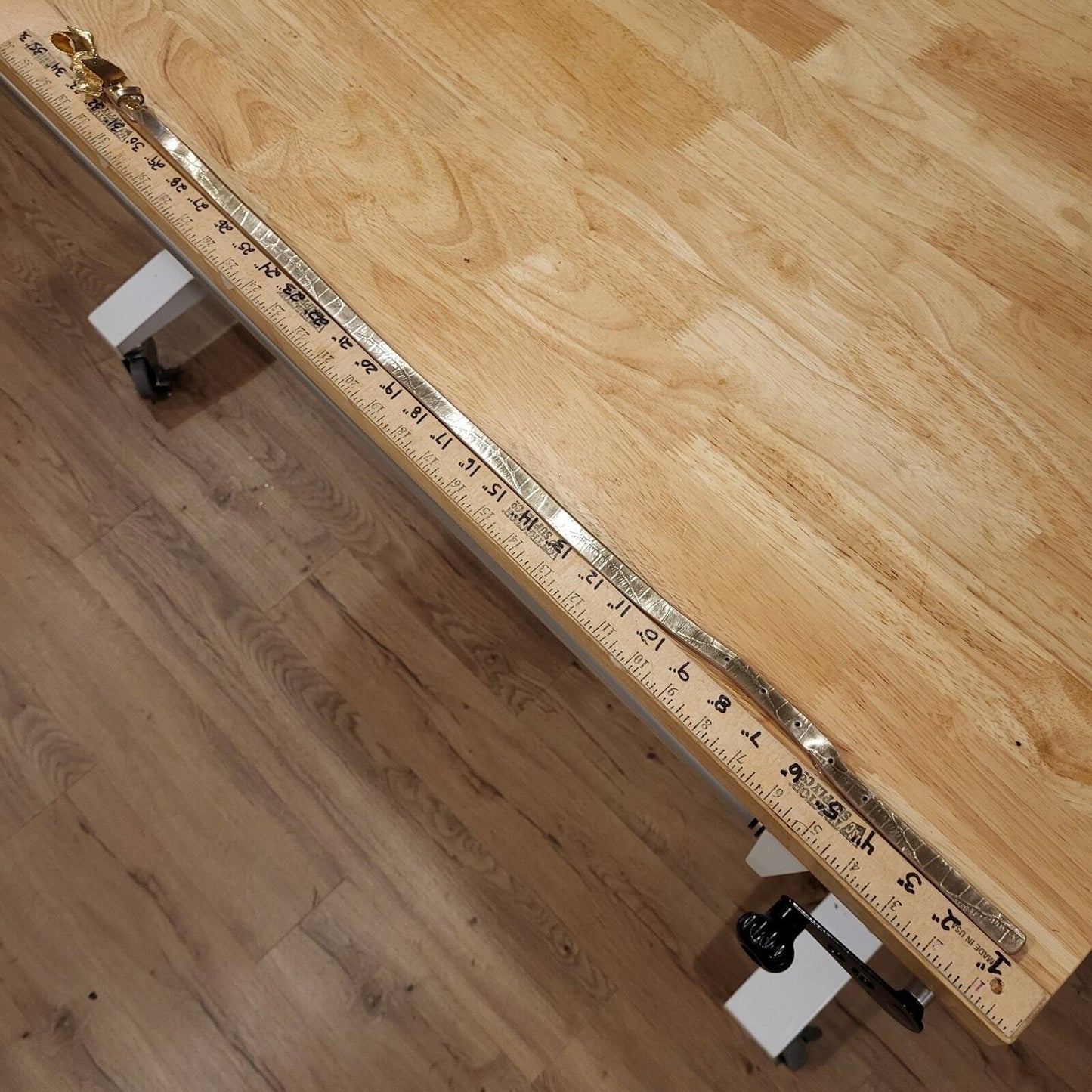 36" Gold Bow Skinny Belt 2" Bow 1/2" wide Lilly Pulitzer