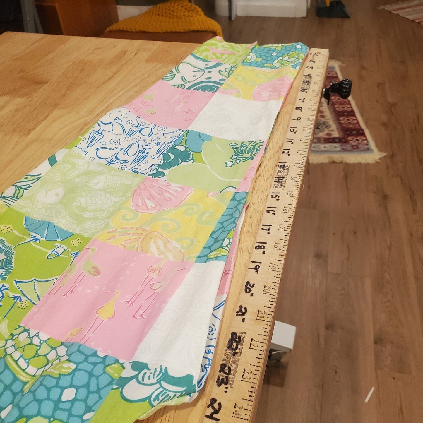Lilly Pulitzer checkered fish pants