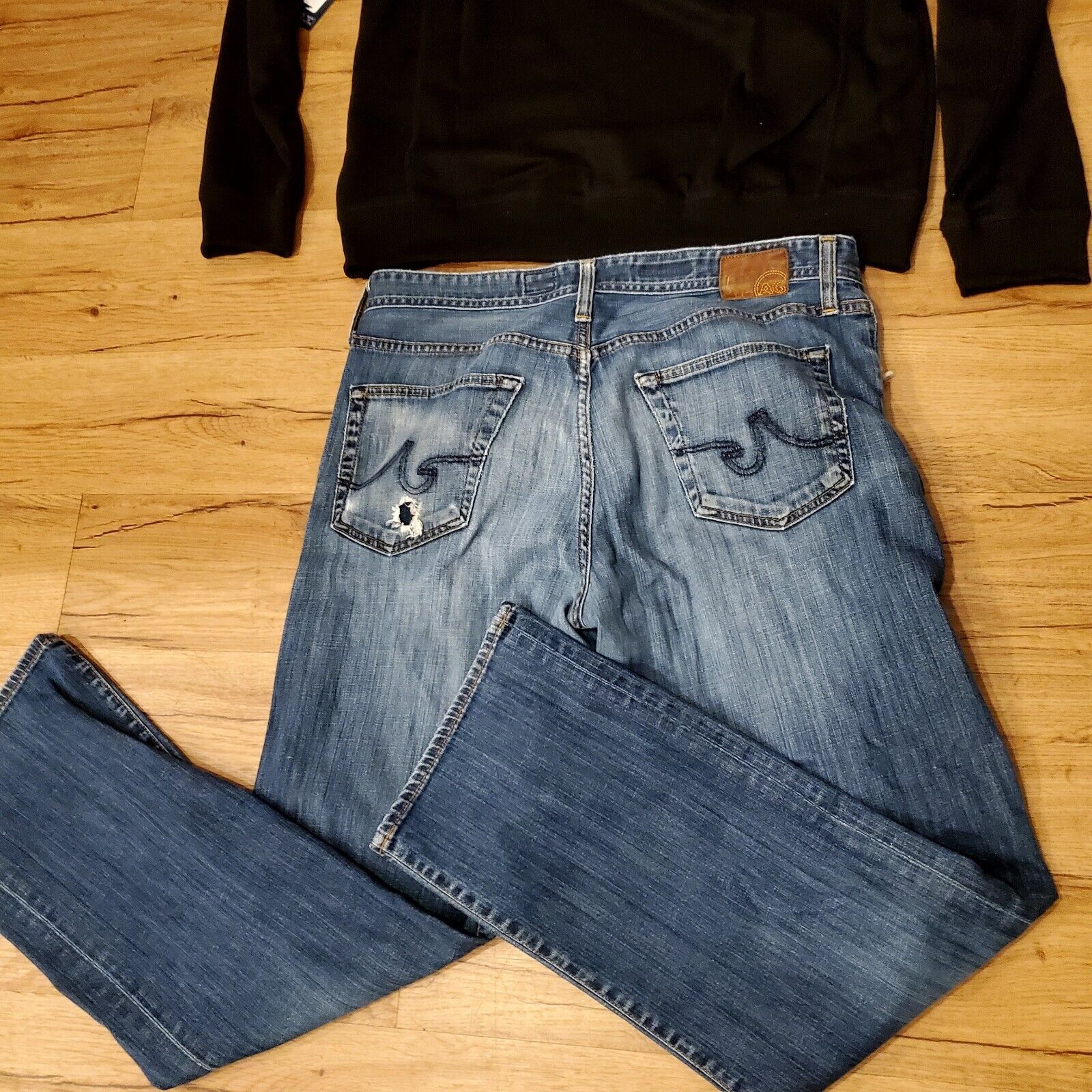 Adriano Goldschmied Jeans The Protege Straight Leg 36x32 Made in the USA 