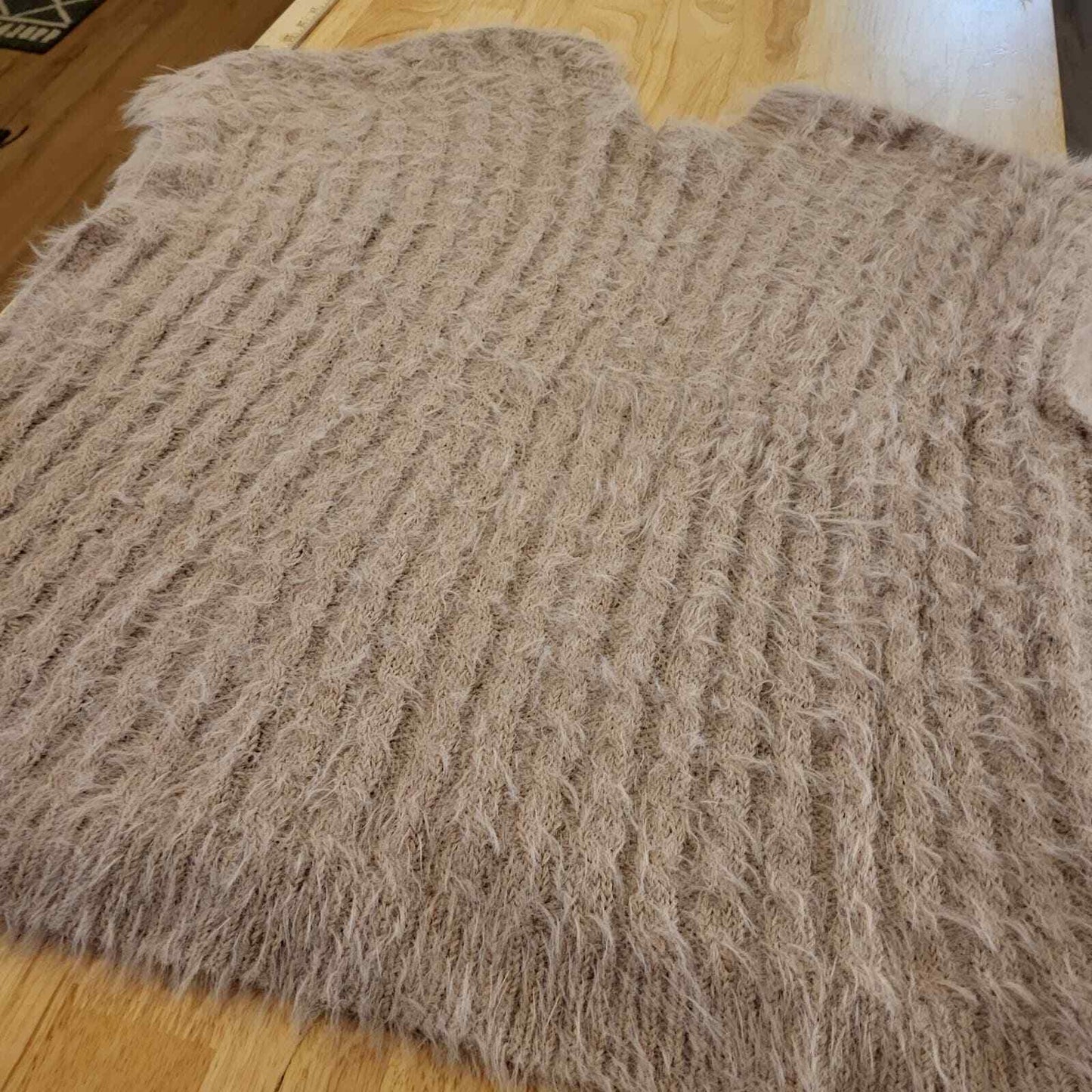 Lauren Conrad Pink Baletcore Fuzzy Sleeveless Cardigan 1 Size