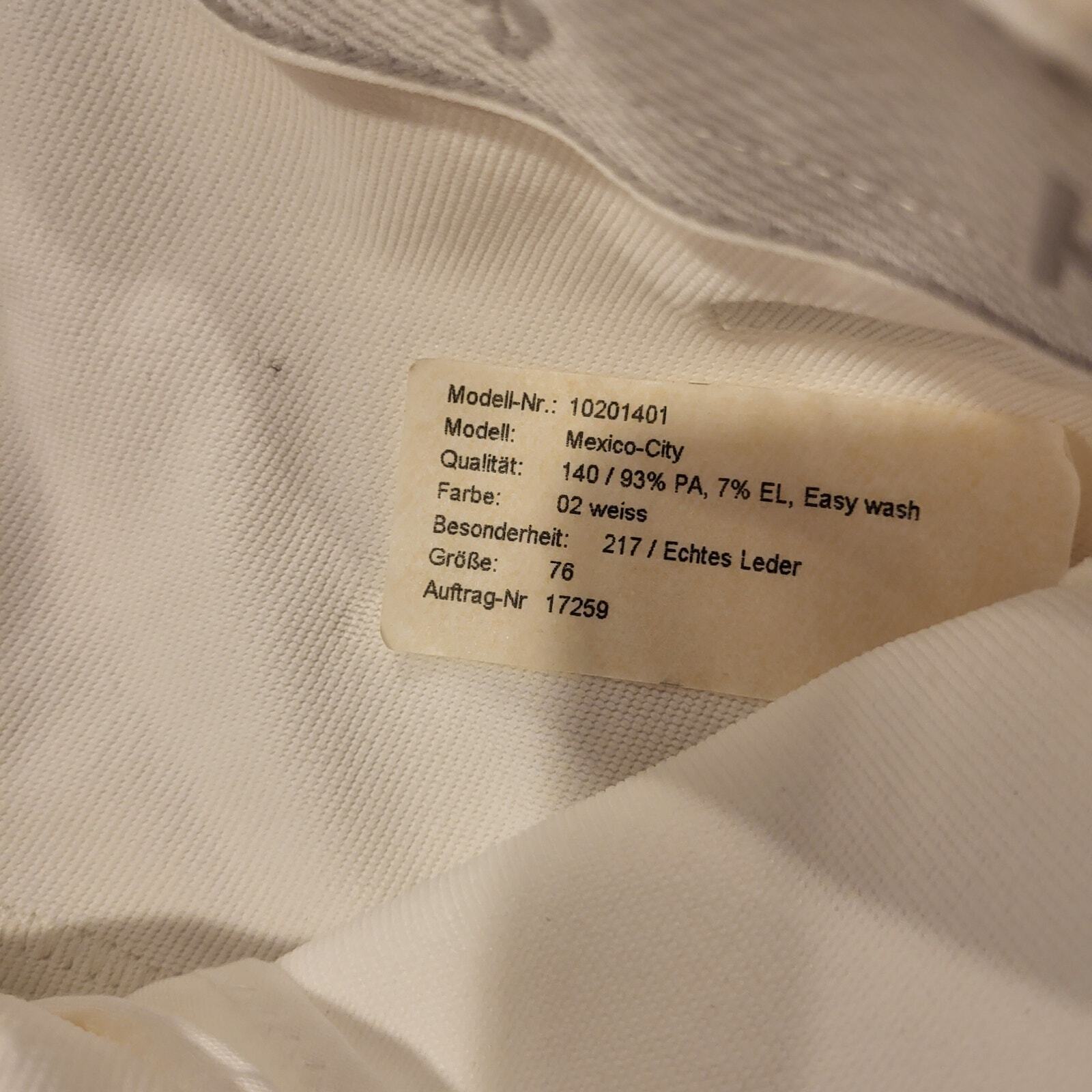 NWT Kentucky White Riding Pants Leather 26"waist 26" inseam