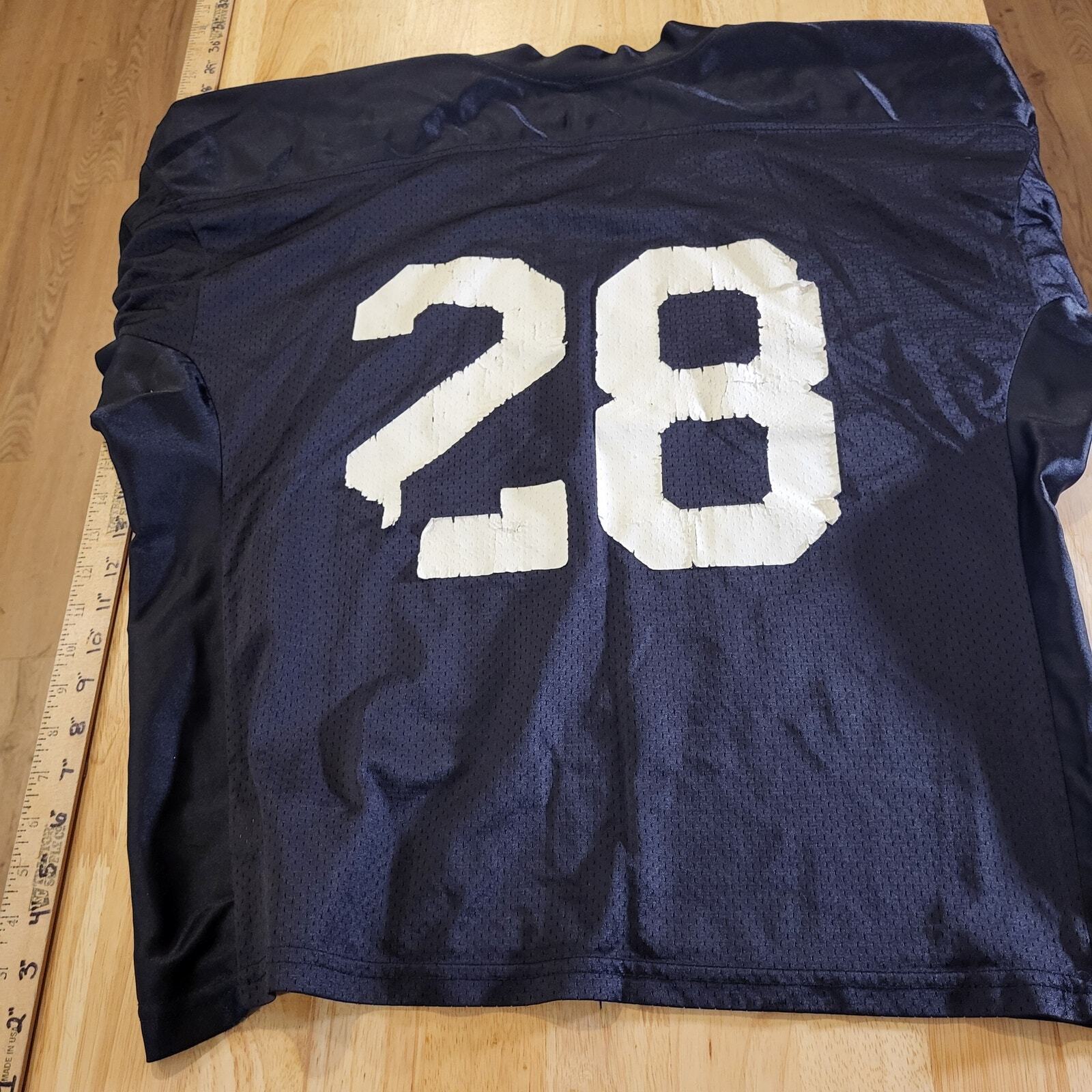 South Carolina Gamecocks Practice Jersey #28 Heavily Worn Black Extra Large 