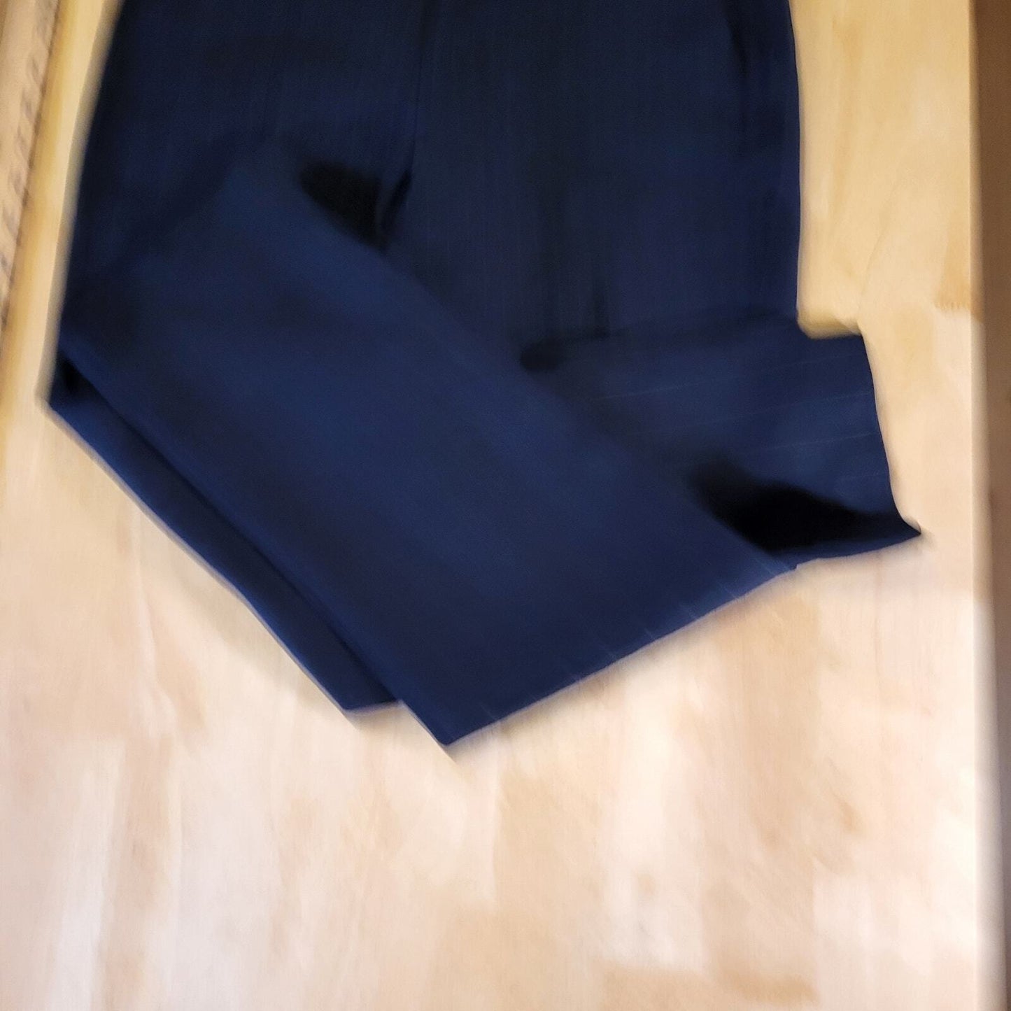 Joie Blue Pinstripe Straight Leg Flat Front 26" inseam 14" Rise size 4