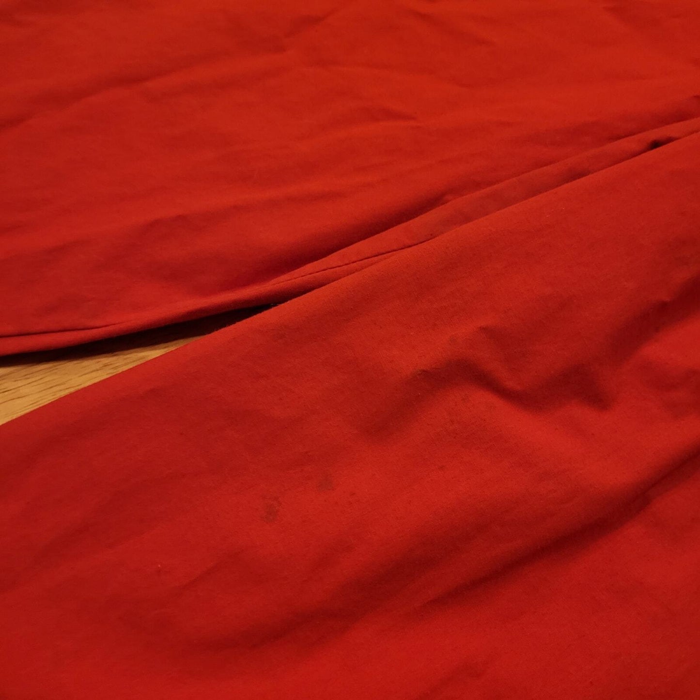 Vintage Red Saint Germain Paris Jumpsuit Elastic Waist Zip 28"-38" Waist