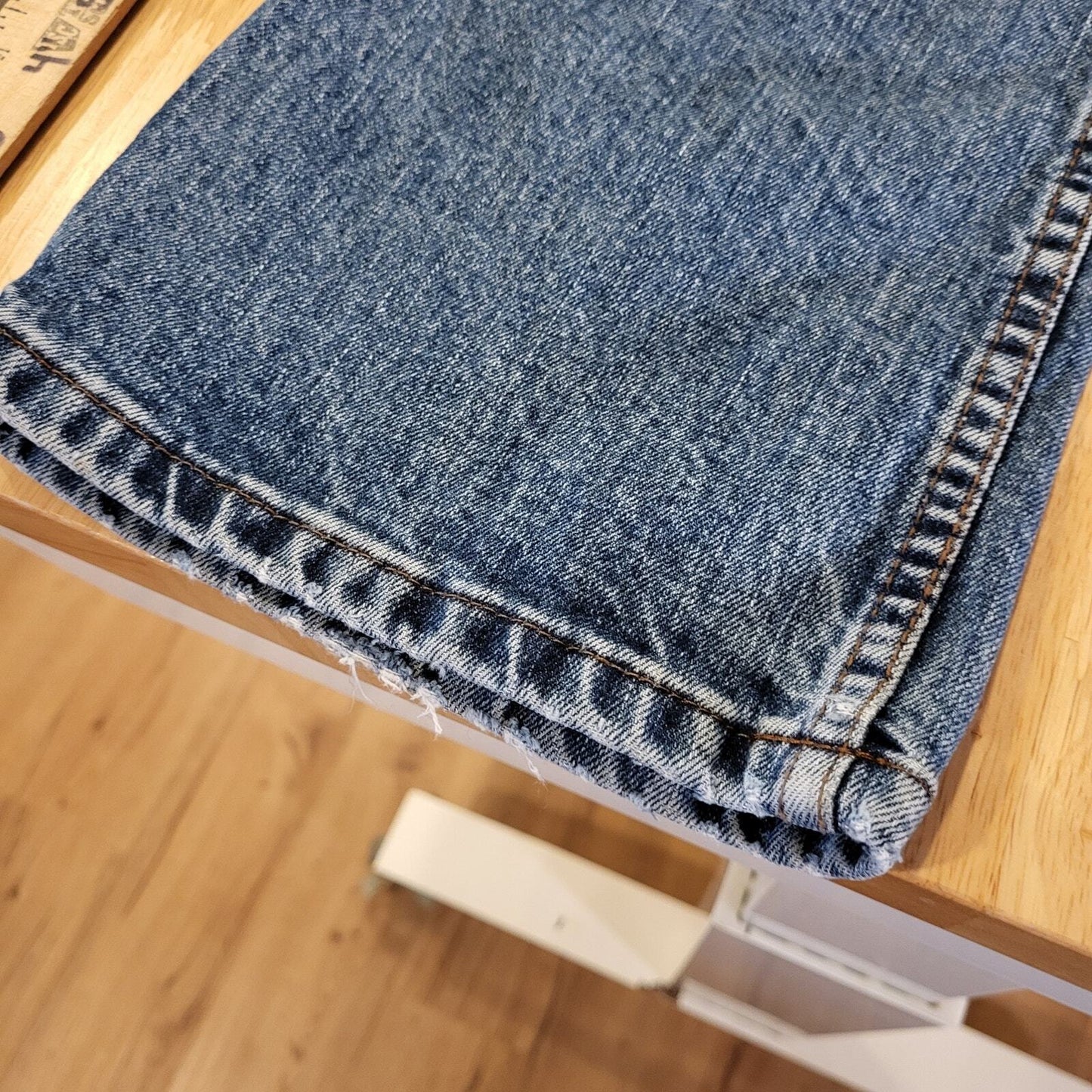 Harley Davidson Size 8 Boot Cut Medium Wash & Weight Denim Jeans 