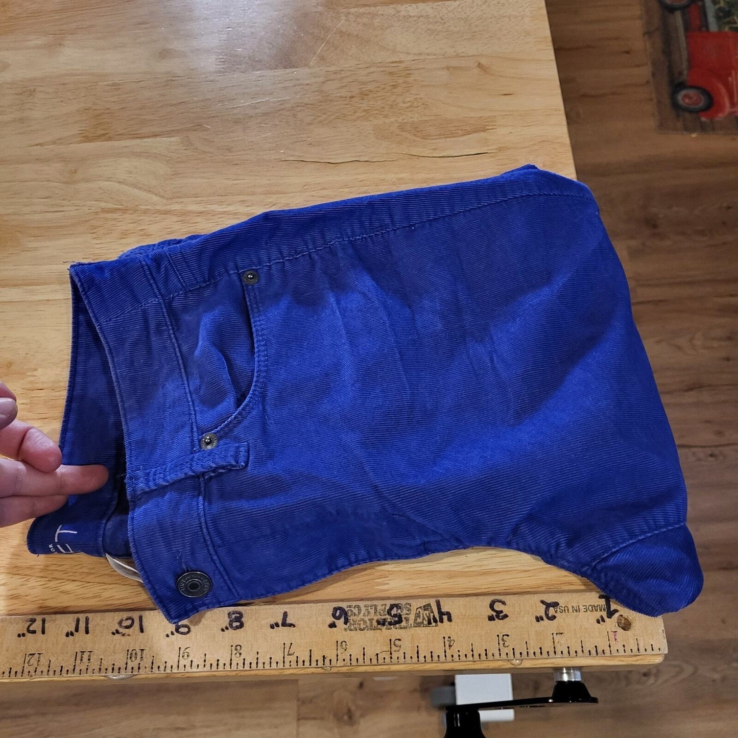 Ann Taylor Loft 28/6p modern straightBlue Corduroy 28" inseam 9"Rise 30" waist 