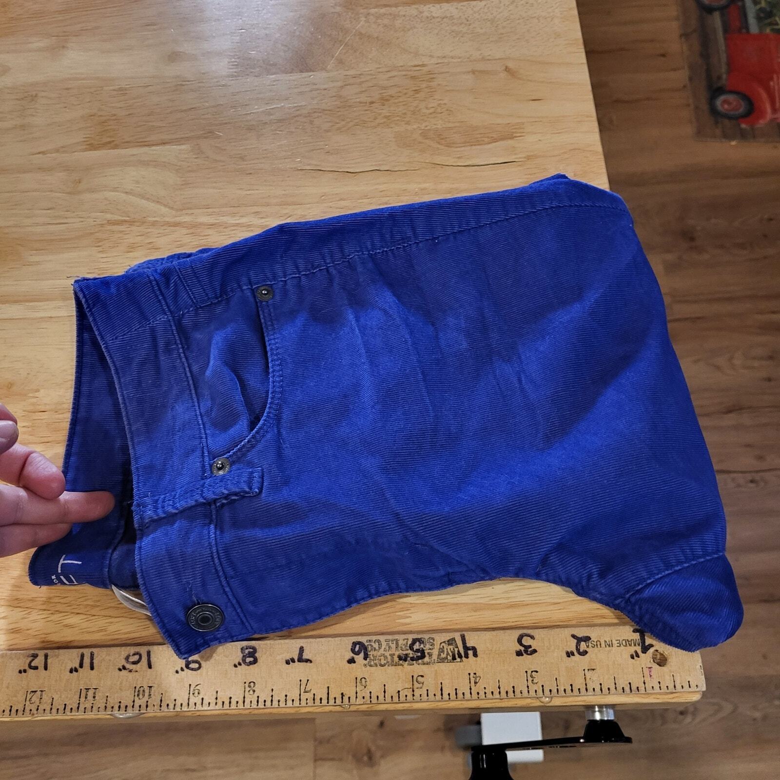 Ann Taylor Loft 28/6p modern straightBlue Corduroy 28" inseam 9"Rise 30" waist 