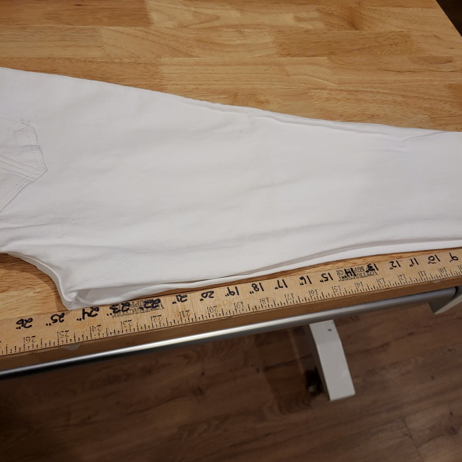 Seven Jeans High Rise Ankle Skinny 10 White 28"