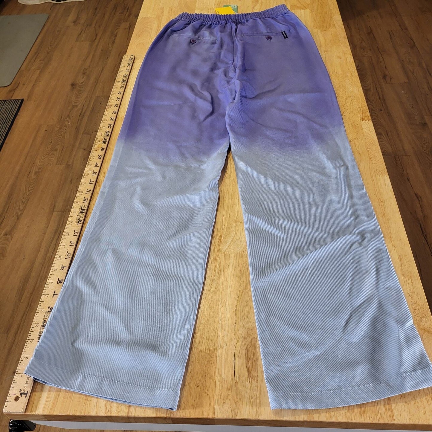 NWT Urban Outfitters x BOBBLEHAUS Purple/Blue Ombre Deadstock Tencel Twill Pants
