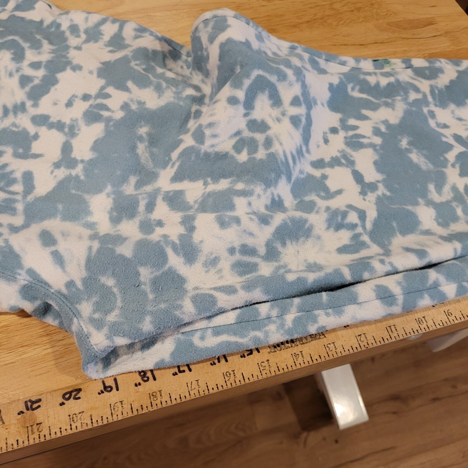 Colsie Blue Tie Dye Jersey Sweatpants Overalls XL 21" P2P (See photo for Spot)