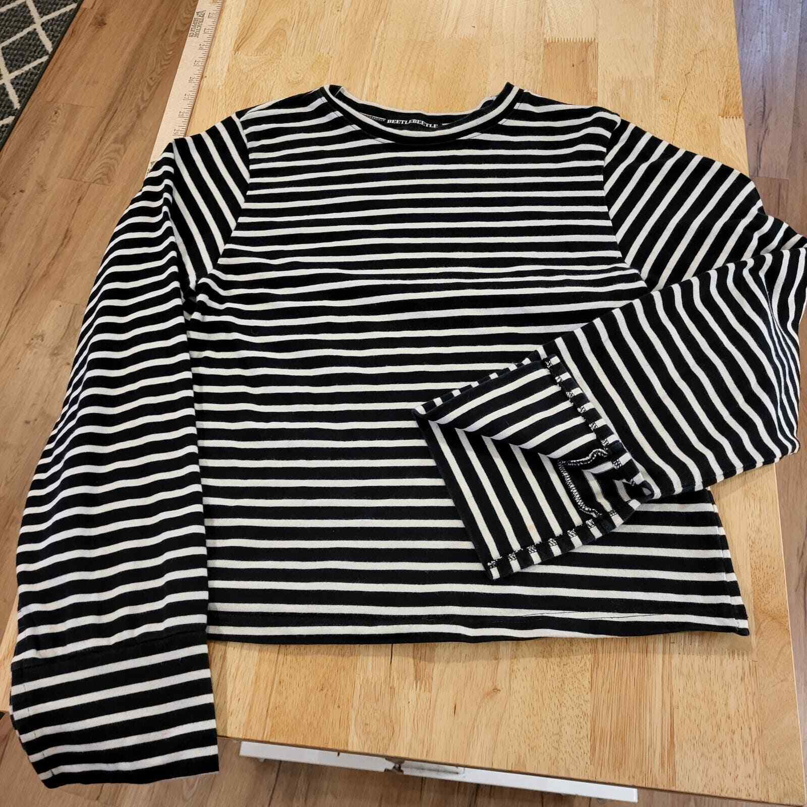 100% Cotton Beetlebeetle Long Sleeve Jersey Top 