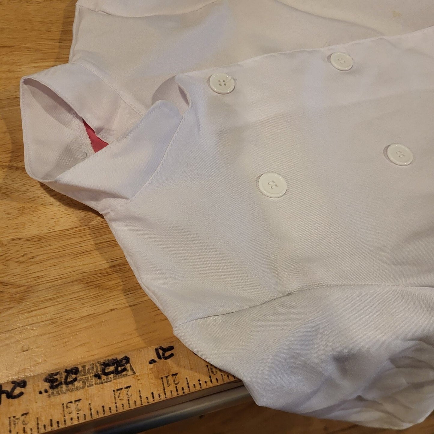 Kids New With Tag Chef Jacket Dress up Costume 15" P2P