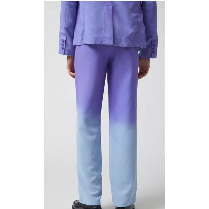NWT Urban Outfitters x BOBBLEHAUS Purple/Blue Ombre Deadstock Tencel Twill Pants