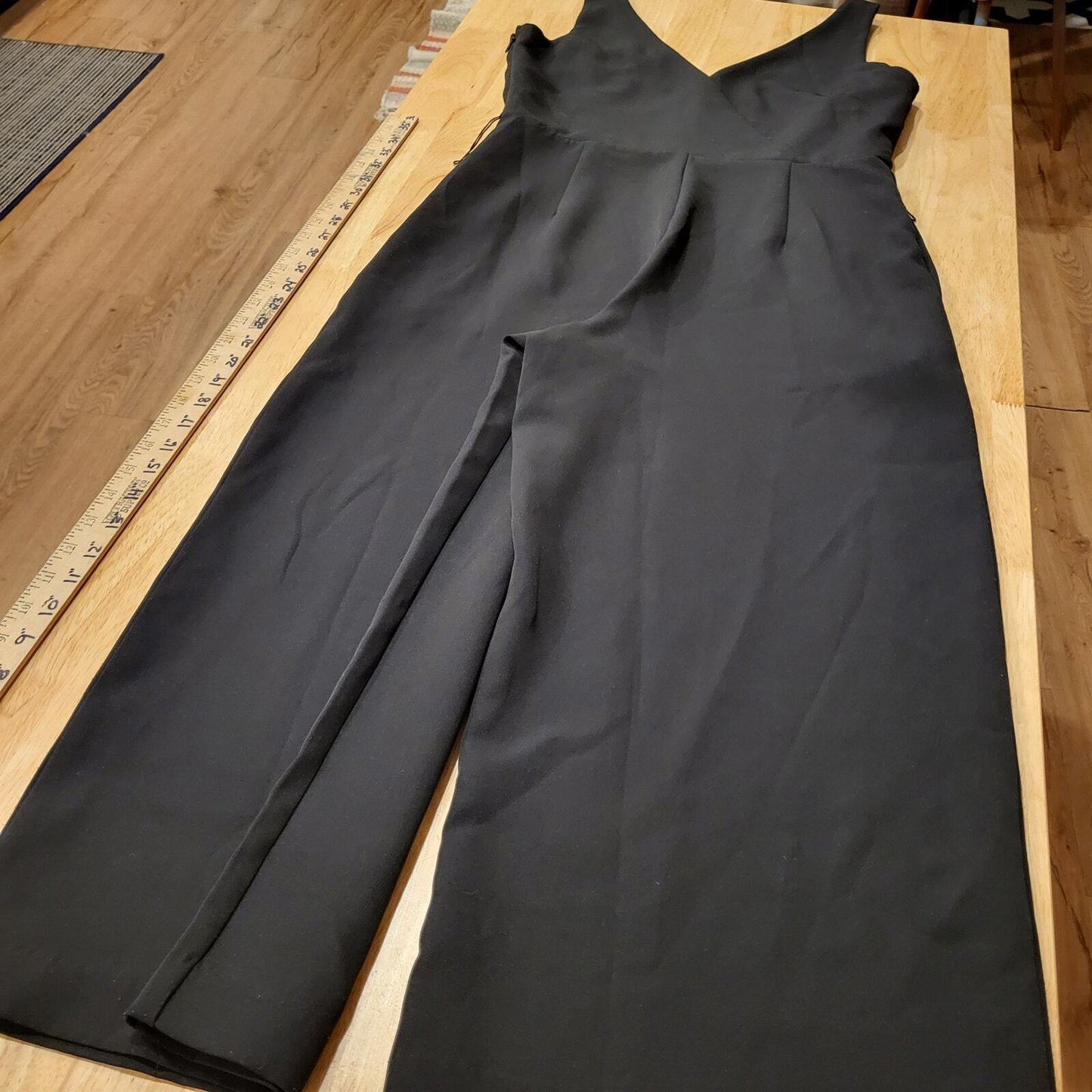 NWT Sam Edelman Size 8 Sleeveless One Piece Wide Legged Jumpsuit 19" P2P
