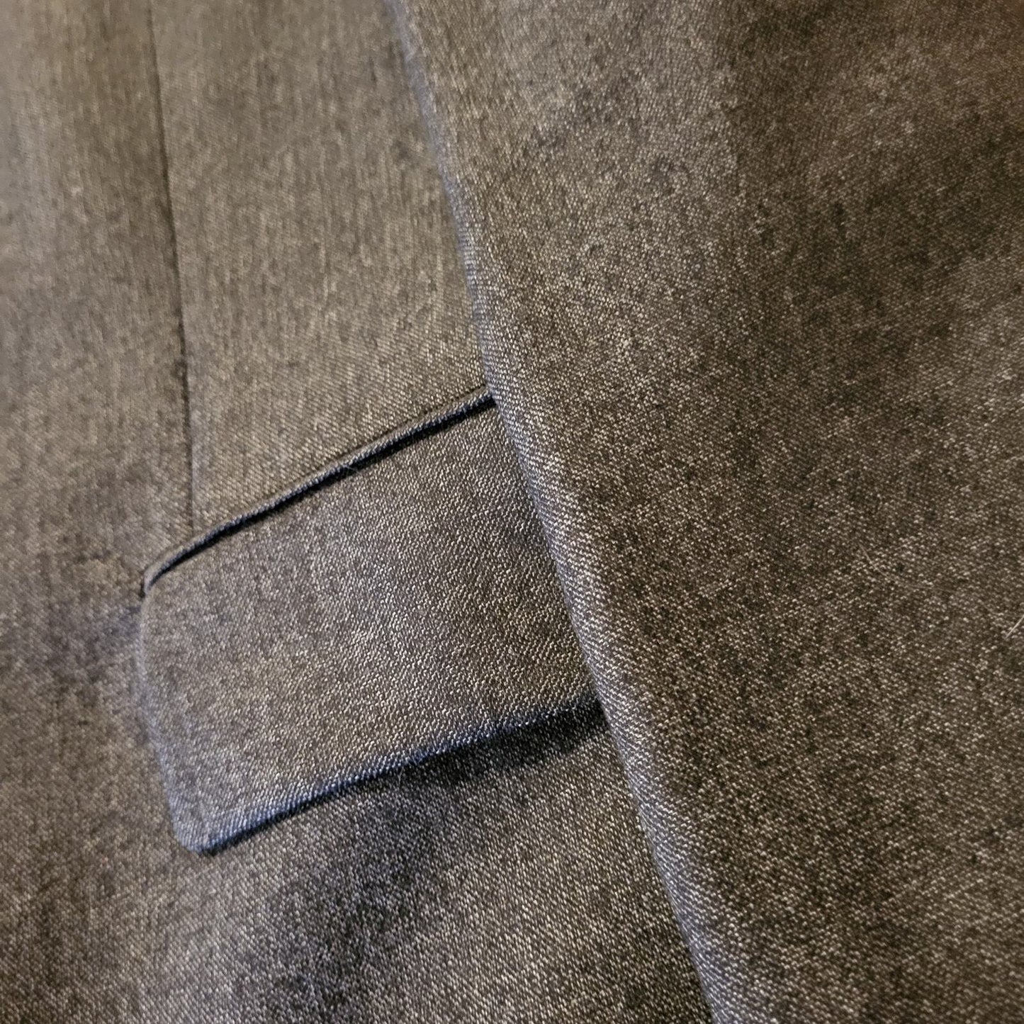 Alexandre London Savile Row Dark Gray Sport Coat Suit Jacket 22" P2P 29" Long 