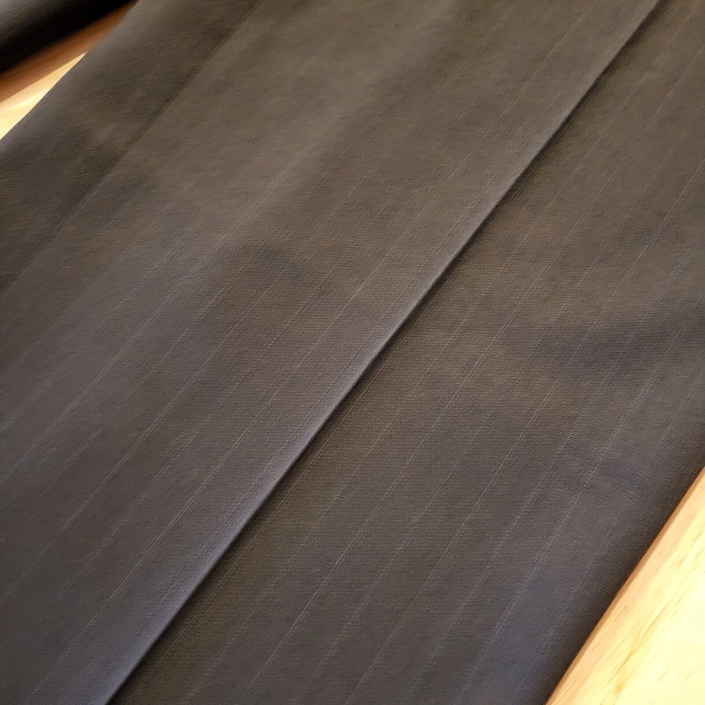 Dockers 32x30 Dress Pants Polyester Wool Blend Flat Front Gray Straight Leg