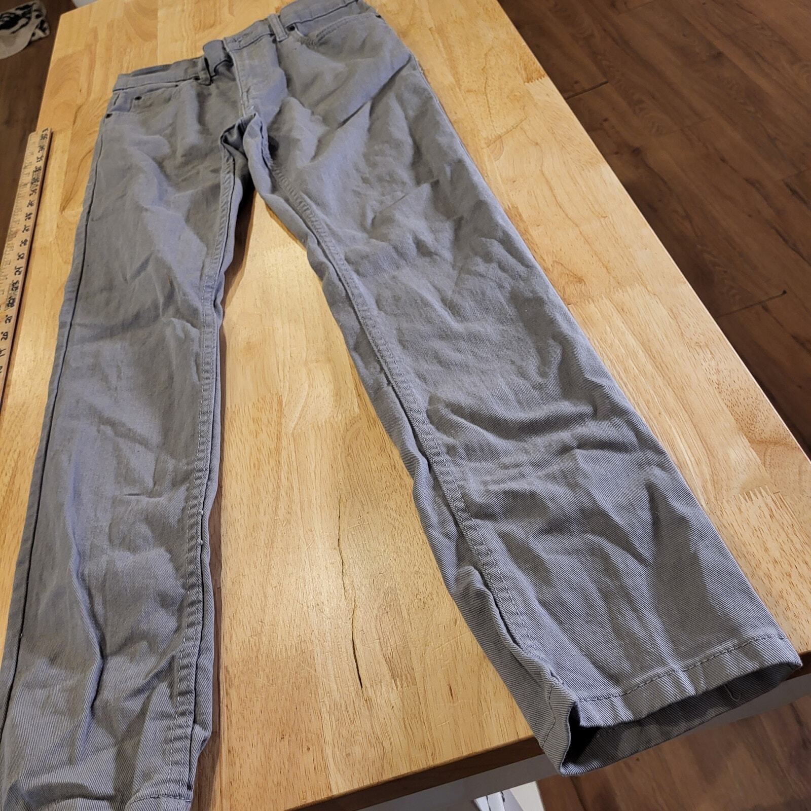 Levi's 510 28"x28" size 16 Gray Skinny Jeans Cotton Barely Worn 
