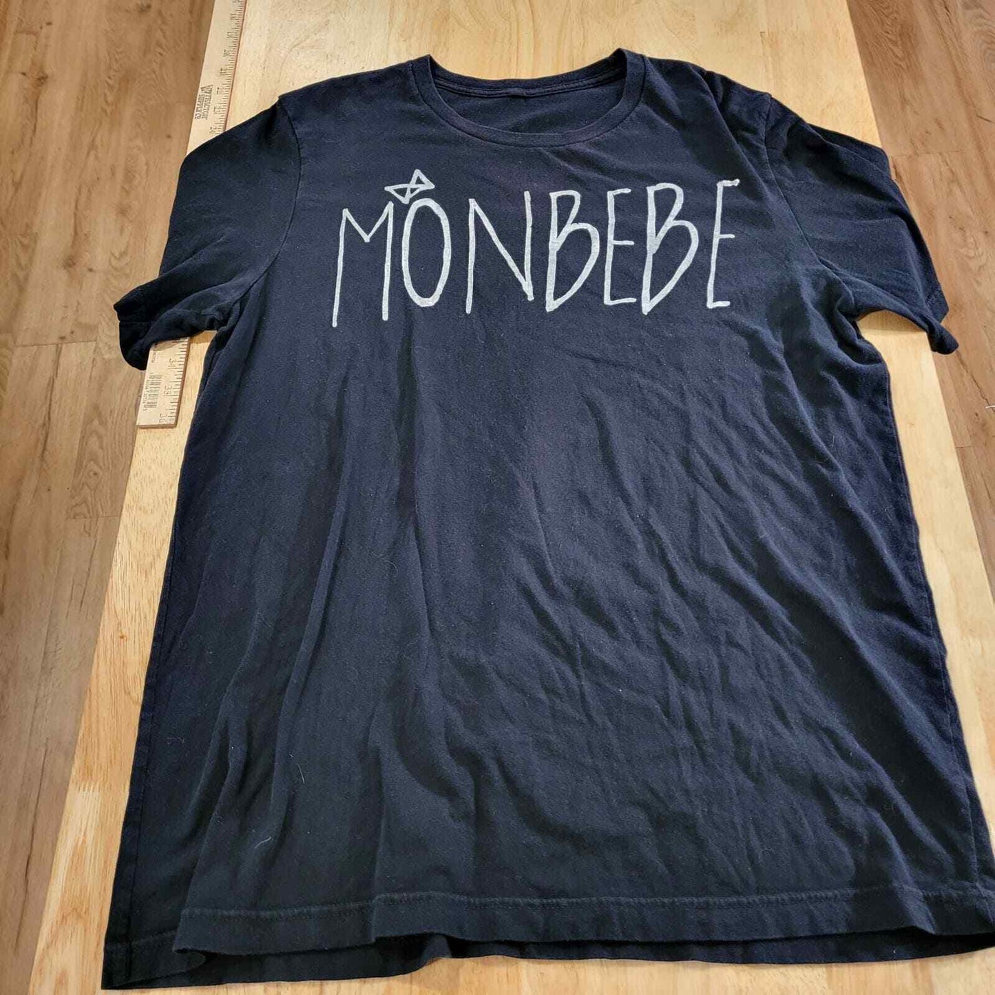 French Korean Mon Bebe Black Tshirt 