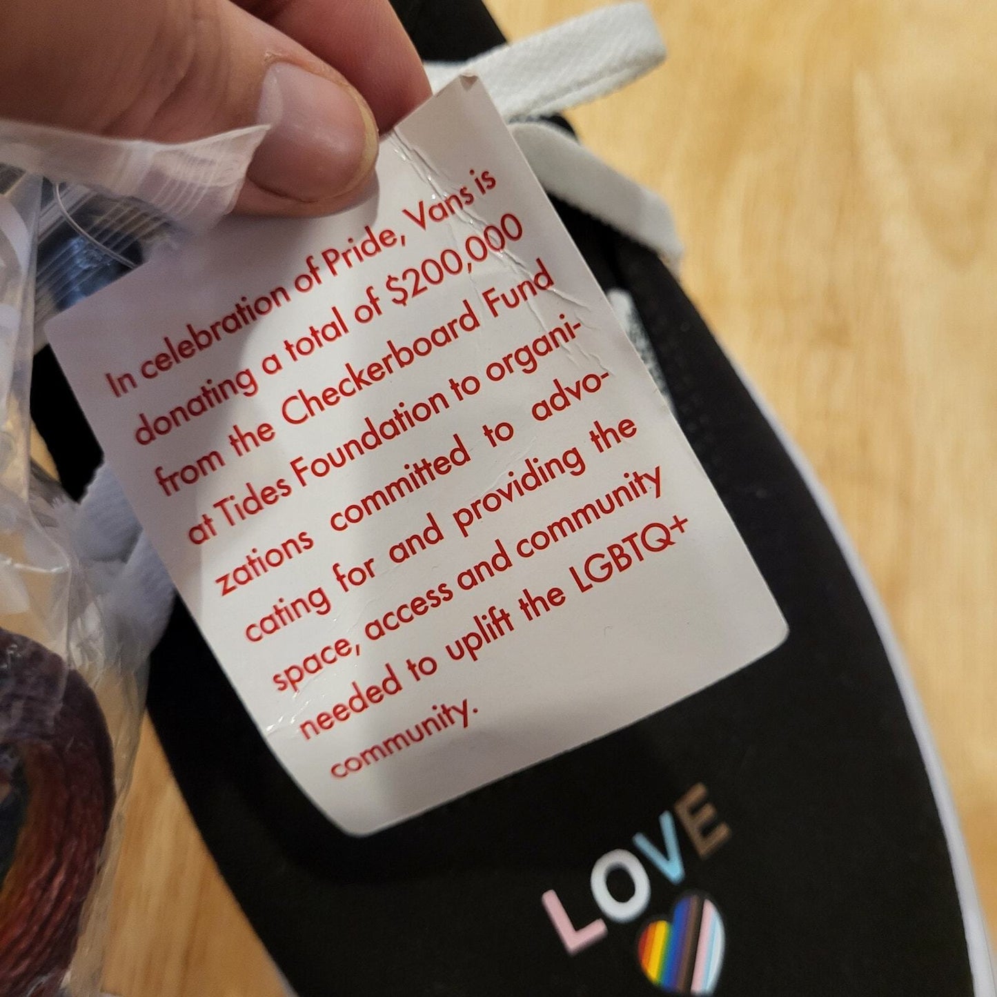 (NEW) Vans Pride Collection Love is Love Shoes Men 12