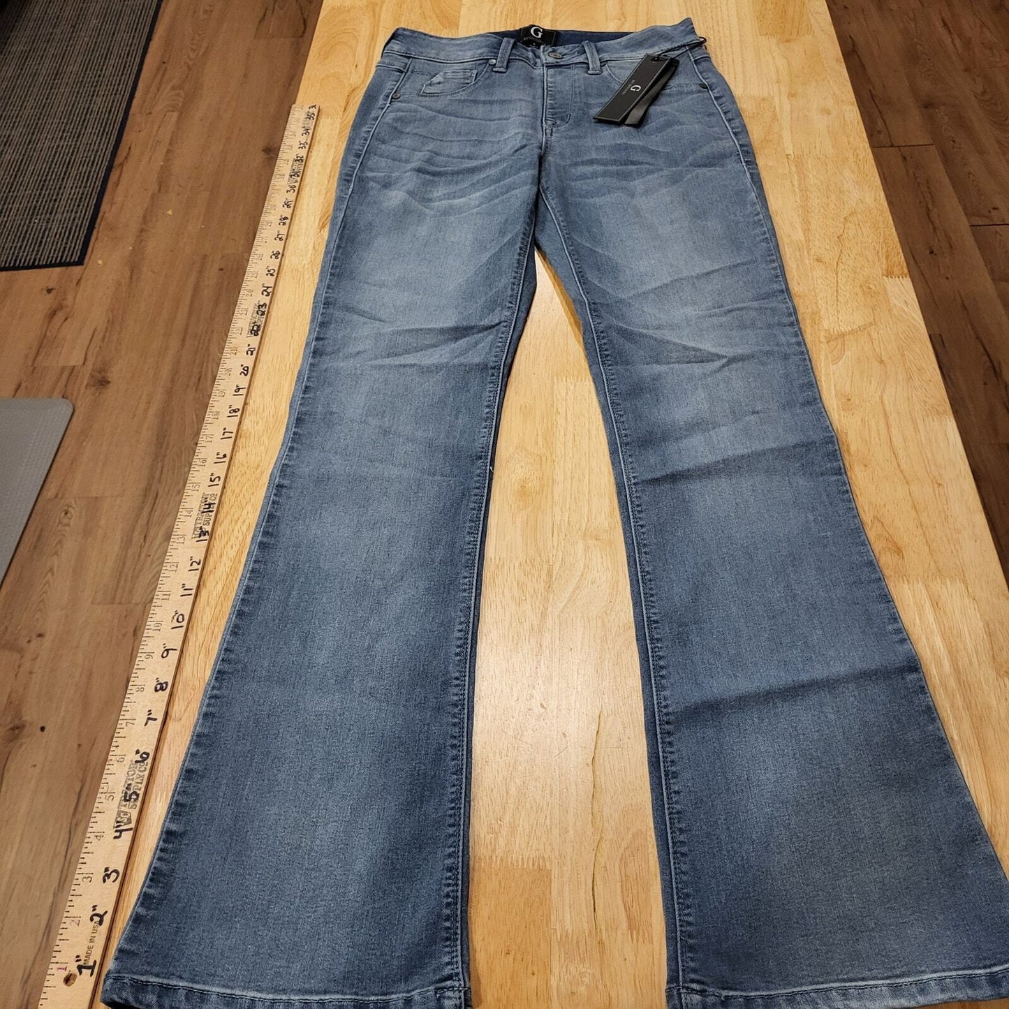 NWT G By Giuliana Denim Jeans Medium Wash Rayon Cotton Blend Small 28" Waist