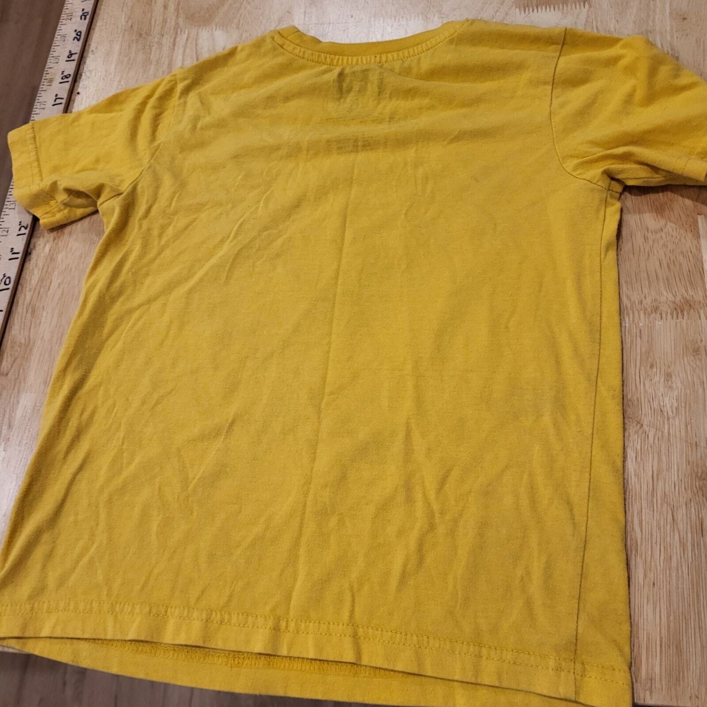 Star Wars Yellow Kids Medium Tshirt Cotton Blend Short Sleeve
