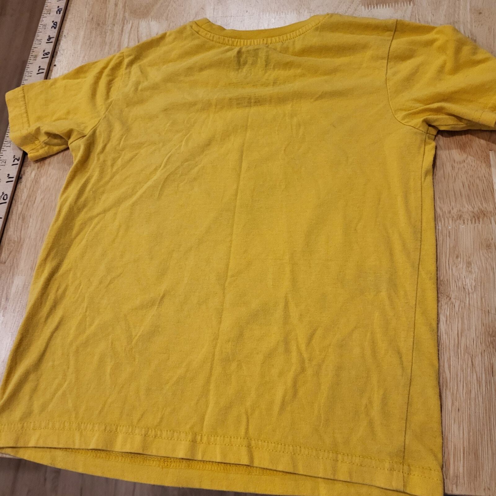 Star Wars Yellow Kids Medium Tshirt Cotton Blend Short Sleeve