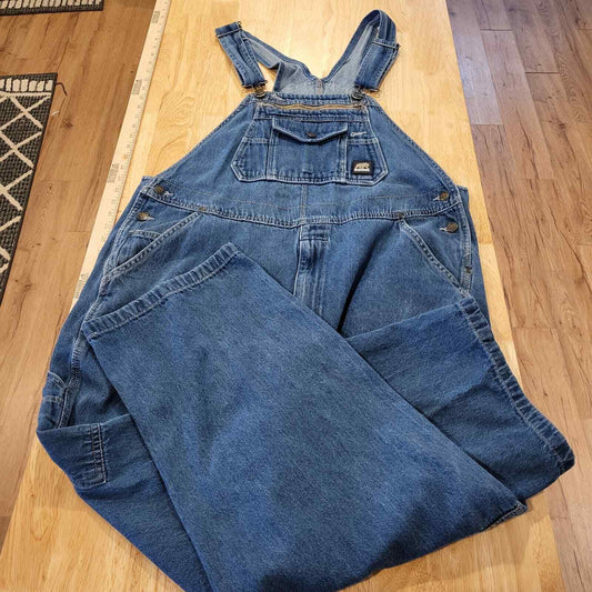 44*30 Berne Blue Denim Overalls Great Condition