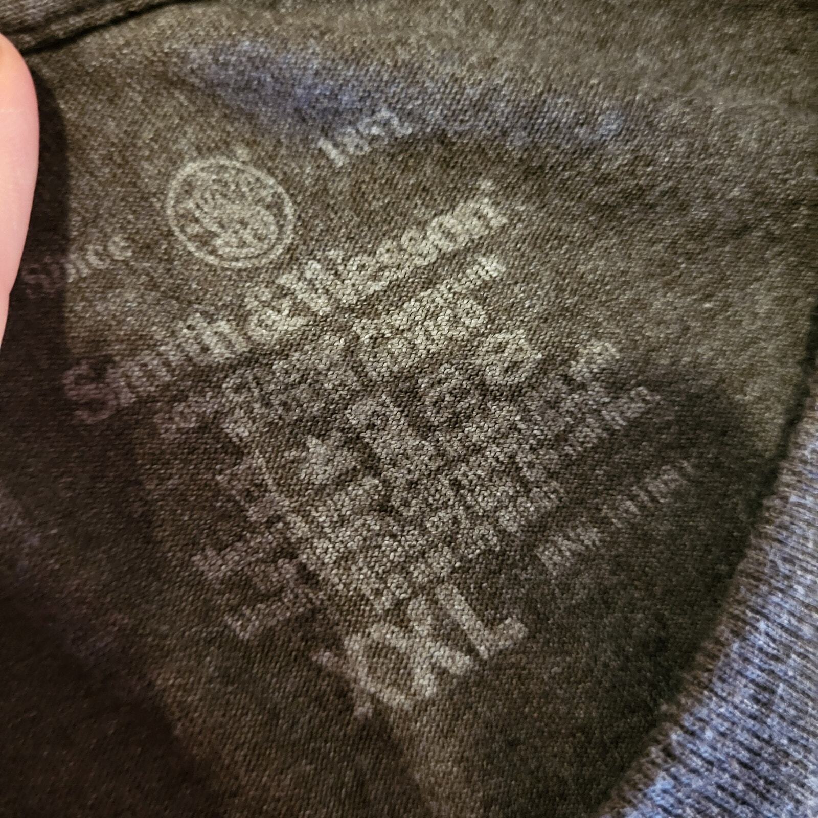 Smith & Wesson XXL Gray Tshirt Jersey Knit Logo Gun 