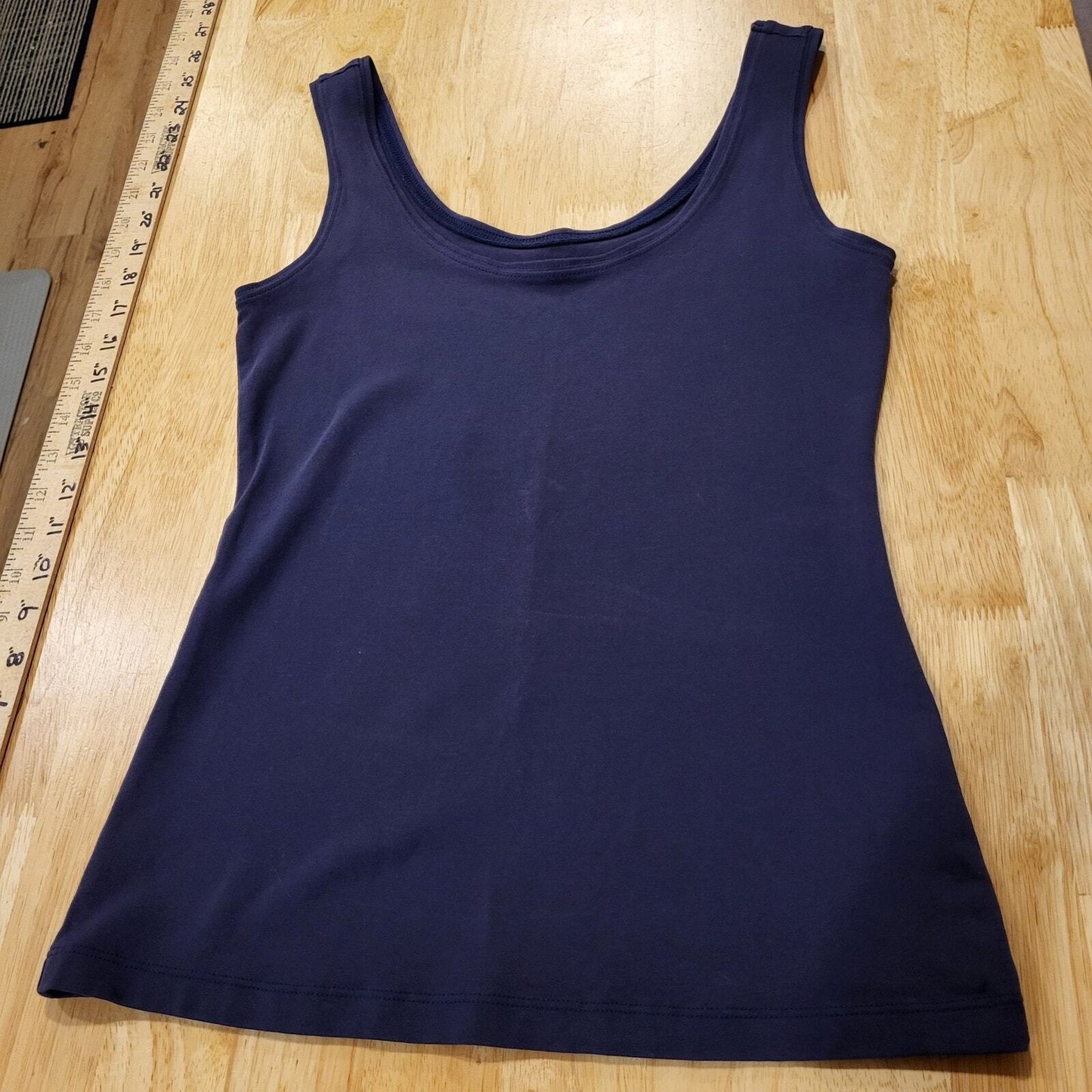 Lilly Pulitzer XS Cotton Blend Tank Navy Jersey Knit 