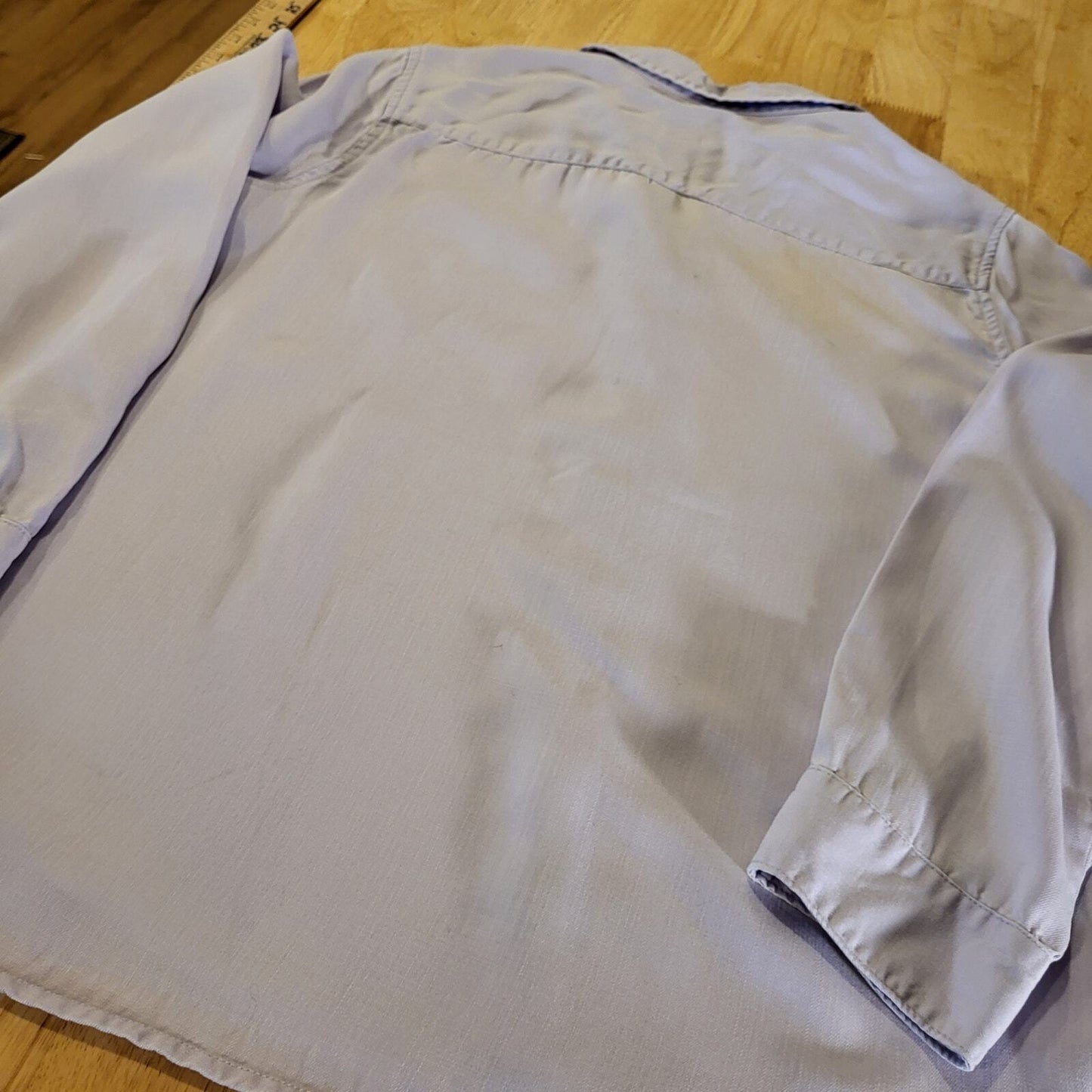 American Eagle Outfitters Light Lavender Purple Lyocell Button Down Collared Med