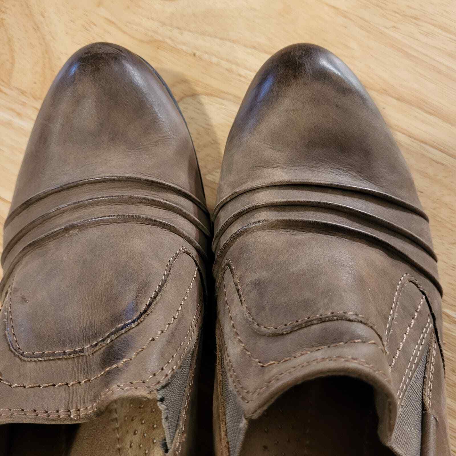 Earth Origins Kacie Booties 11m Brown Leather 