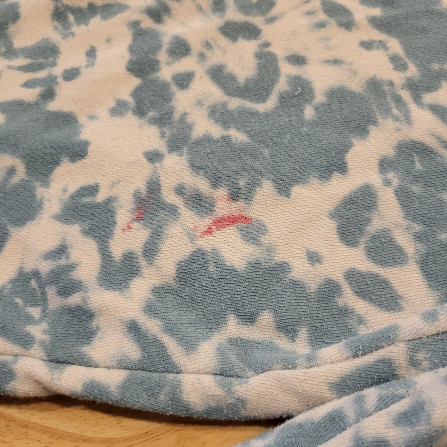 Colsie Blue Tie Dye Jersey Sweatpants Overalls XL 21" P2P (See photo for Spot)