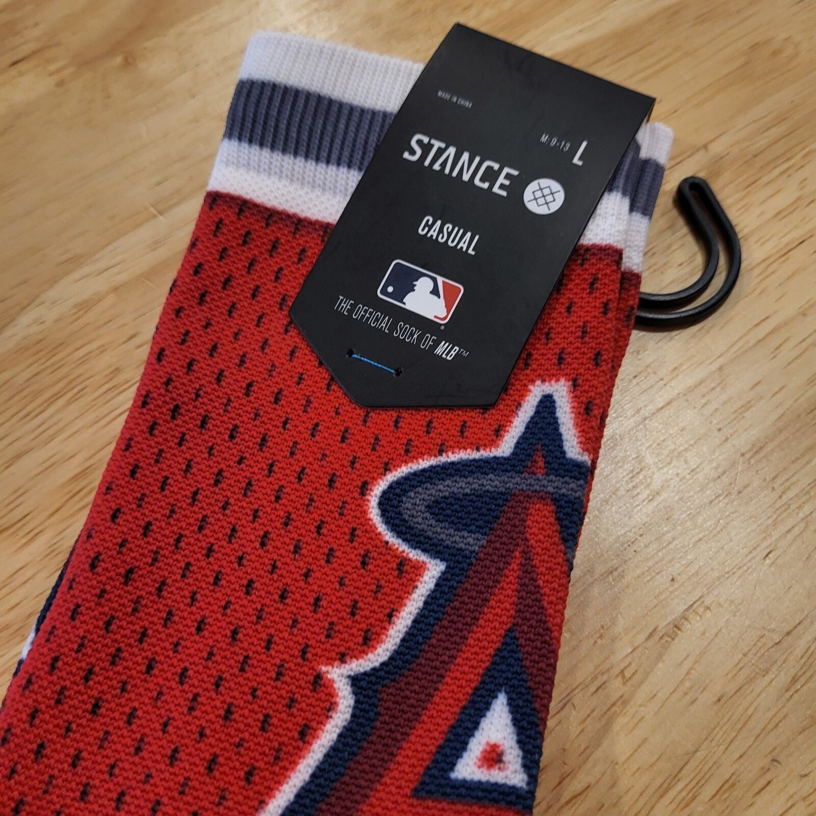 NWT Men's Los Angeles Angels Stance Jersey Crew Socks